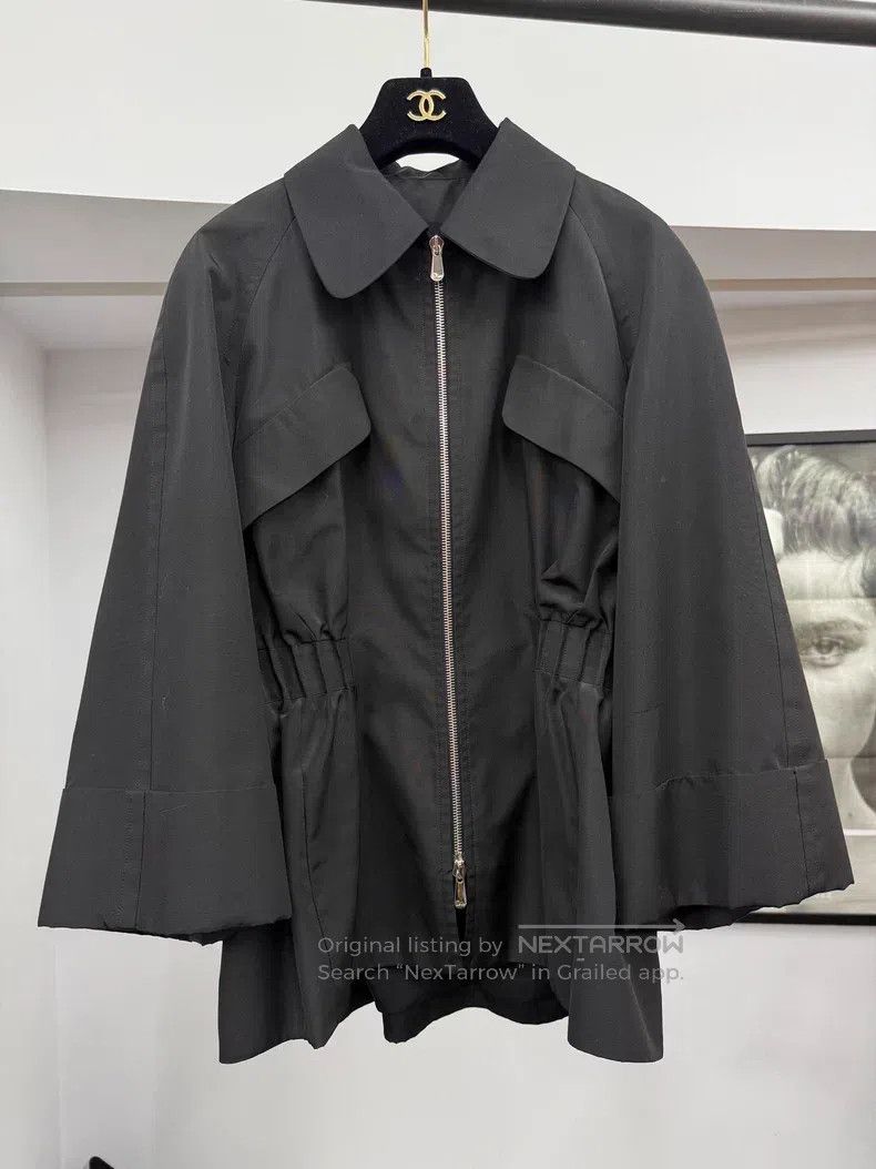 Dior Dior Black zipper waisted windbreaker jacket Size XS / US 0-2 / IT 36-38 - 1 Thumbnail
