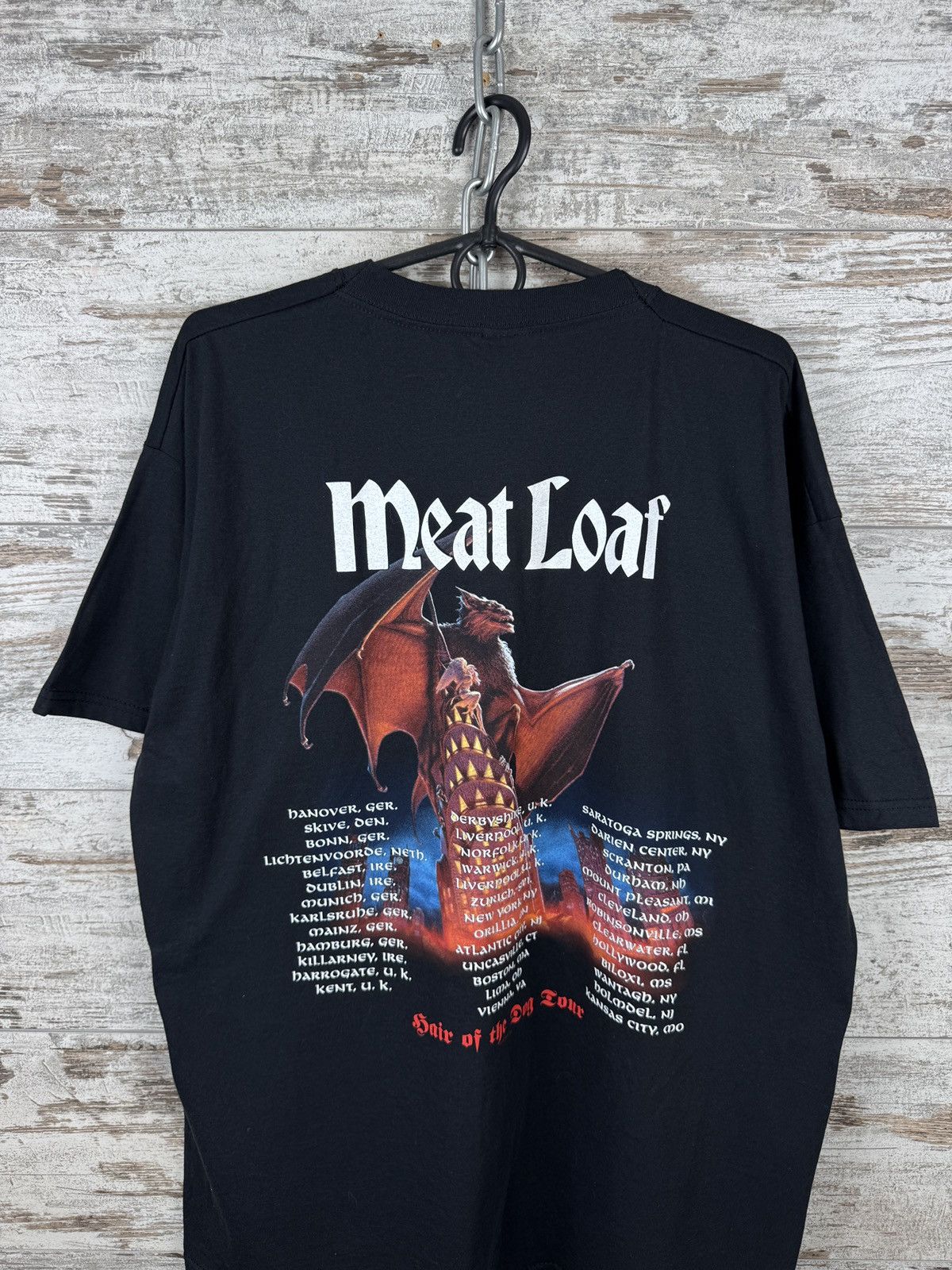 Vintage Mens Vintage Meat Loaf T-shirt 2005 tee rock band Size US XL / EU 56 / 4 - 11 Thumbnail