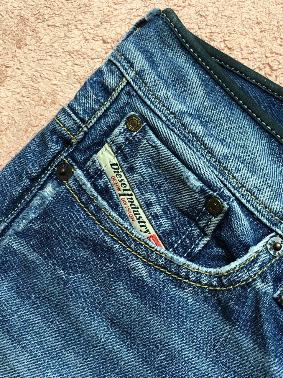 Diesel Vintage denim shorts Diesel BEBEL crazy Y2K streetwear Size 28" / US 6 / IT 42 - 6 Thumbnail