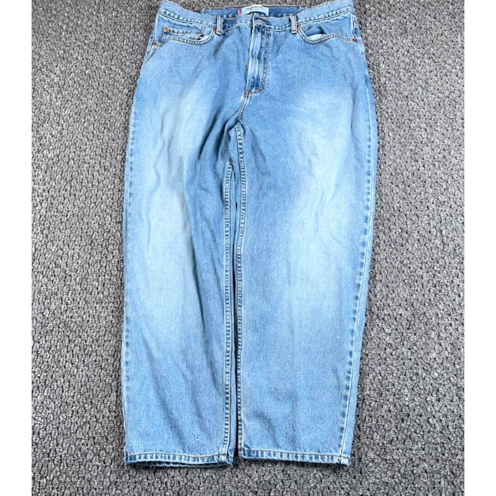 Levi's VINTAGE Levi's 560 Jeans - Jeans - Men - 40 Regular - Blue Denim - 90s Grunge Retro Style, Medium Wash, Tapered Fit, Zipper Fly, 39x29 (40x30 Tag) Size US 40 / EU 56 - 2 Thumbnail