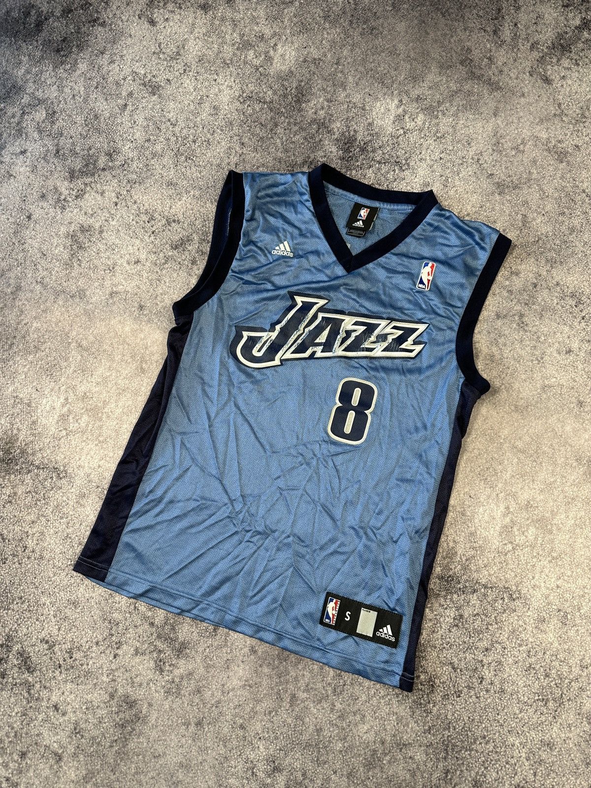 Adidas × NBA × Vintage Vintage Adidas Jazz 8 Williams NBA Basketball Jersey USA S Size US S / EU 44-46 / 1 - 1 Thumbnail