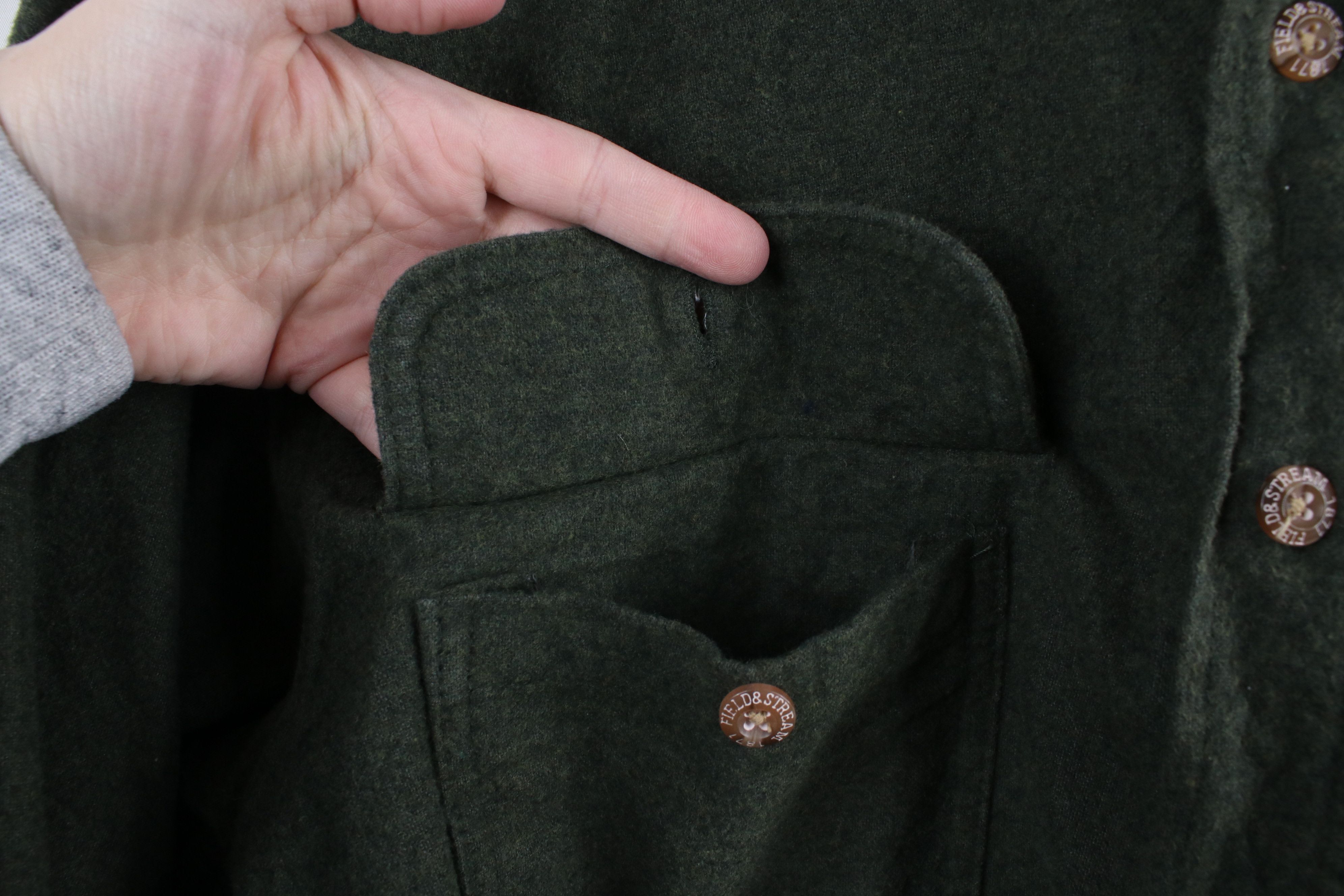 Vintage Vintage 90s Streetwear Heavyweight Cloth Button Shirt Size US M / EU 48-50 / 2 - 5 Thumbnail