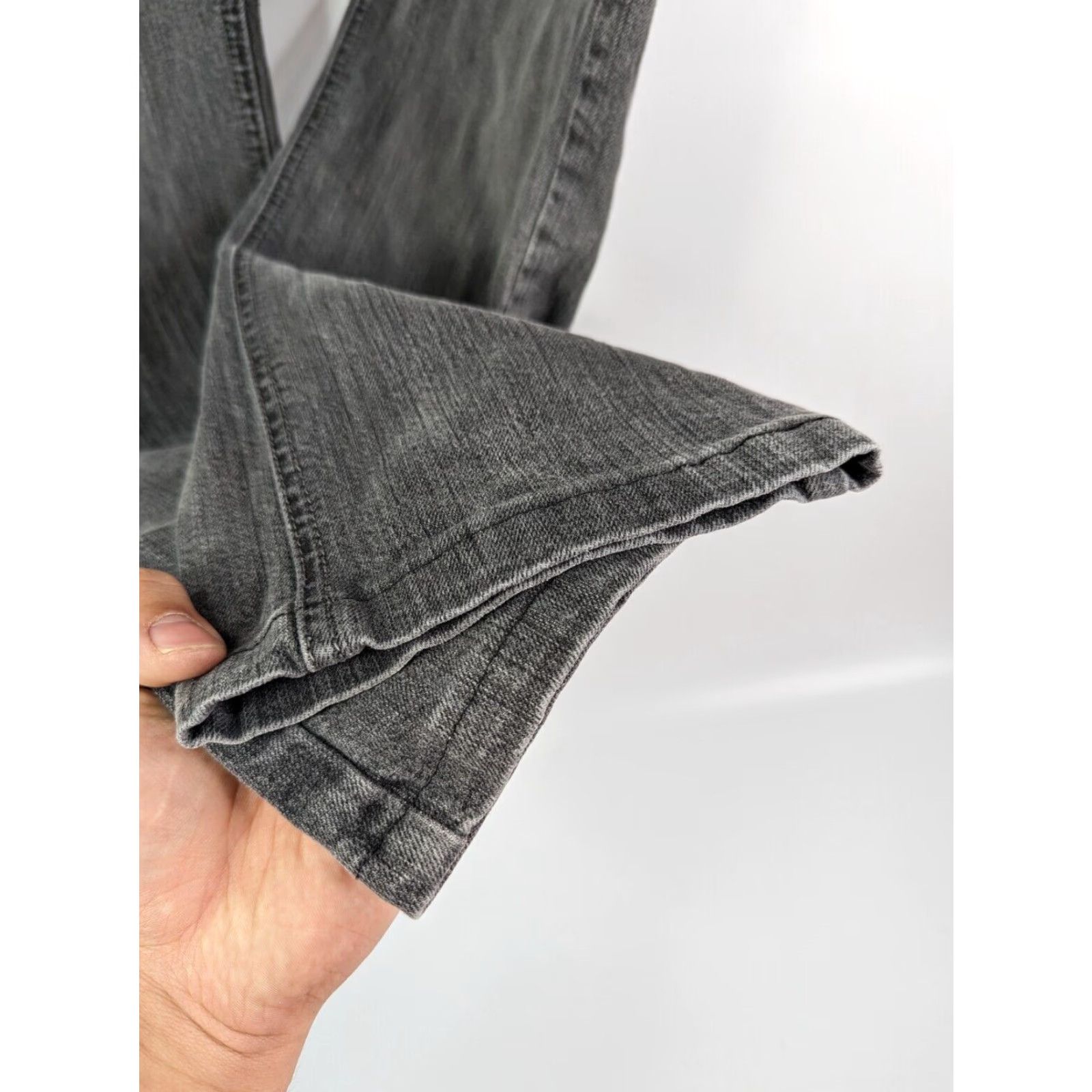 Anchor Blue Anchorblue Jeans Men Slim Lowrise Grey 30X30 30X25 Inseam 25 Rise 8-10 Cotton Blend Denim Zip - Medium Wash Size US 30 / EU 46 - 3 Thumbnail