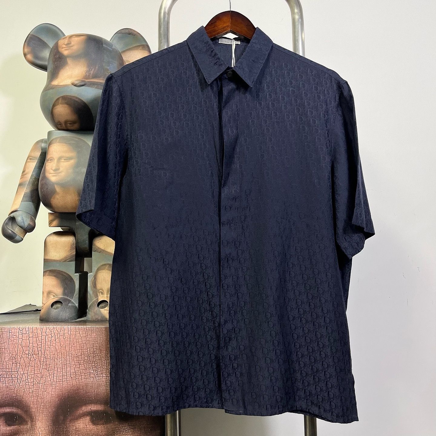 Dior Dior Oblique Jacquard Shirt Size M Size US XXS / EU 40 - 1 Thumbnail