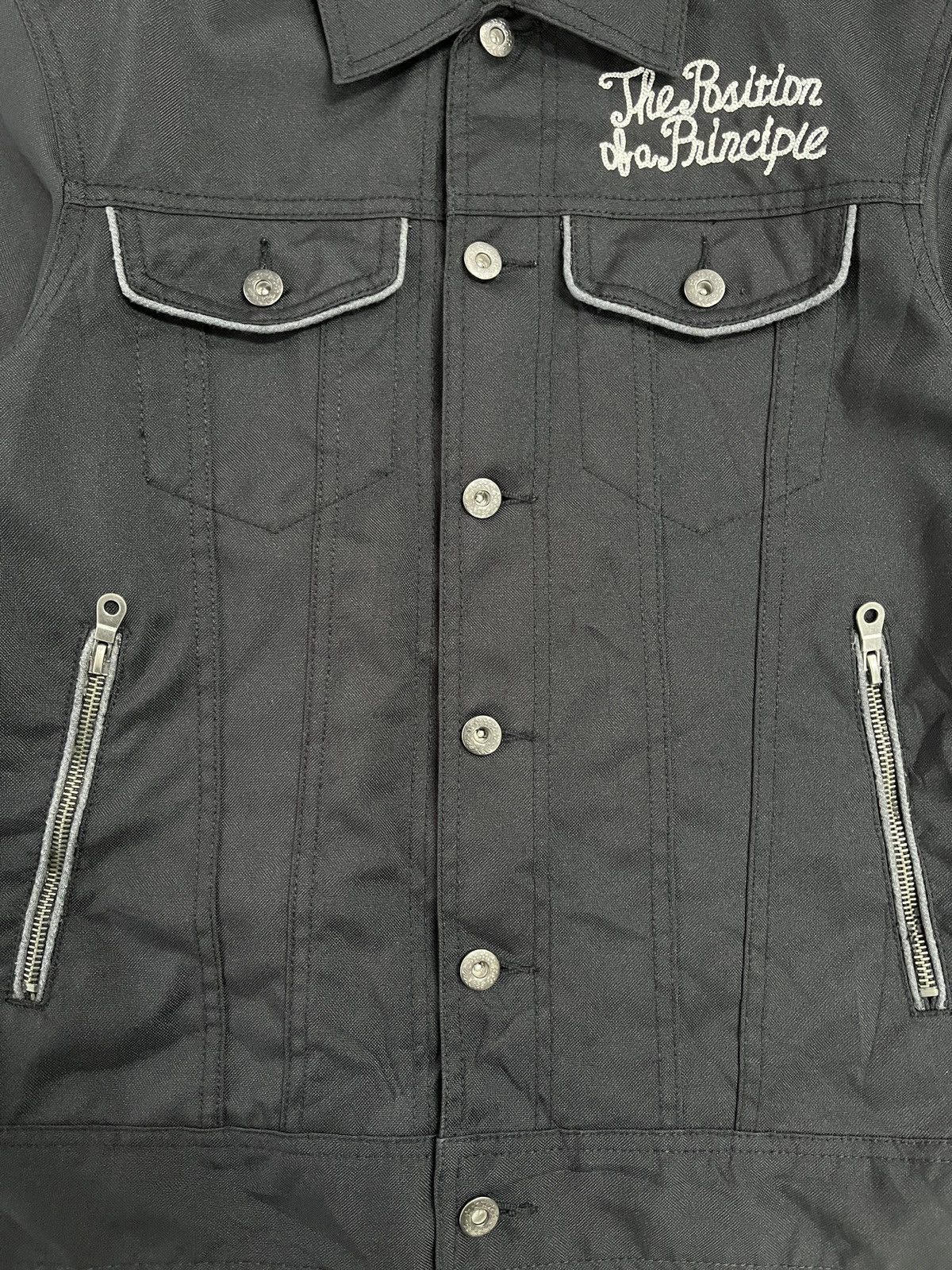 If Six Was Nine Crazy Devil Boxy Trucker Embroidered Trucker Riding Jacket Size US S / EU 44-46 / 1 - 4 Thumbnail