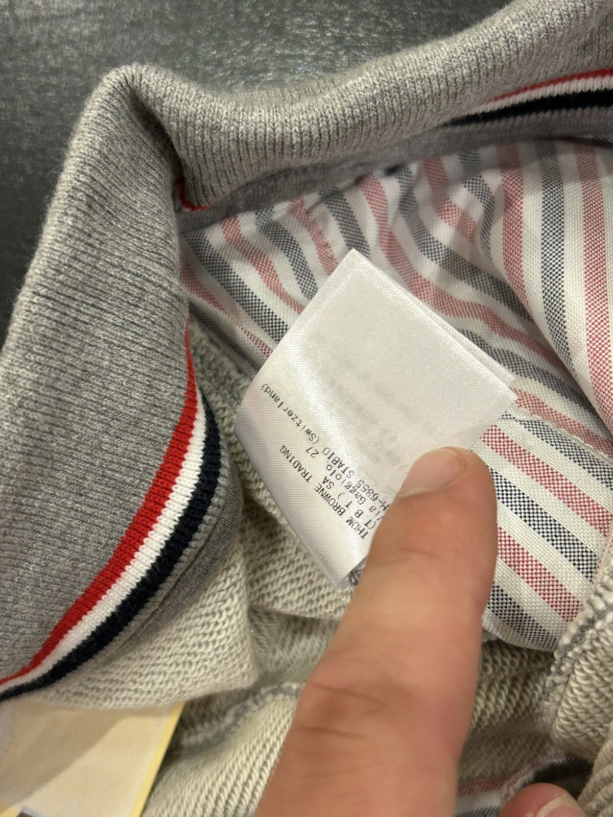 Thom Browne Thom Browne 4 Bar Sweatpants Size US 30 / EU 46 - 6 Thumbnail