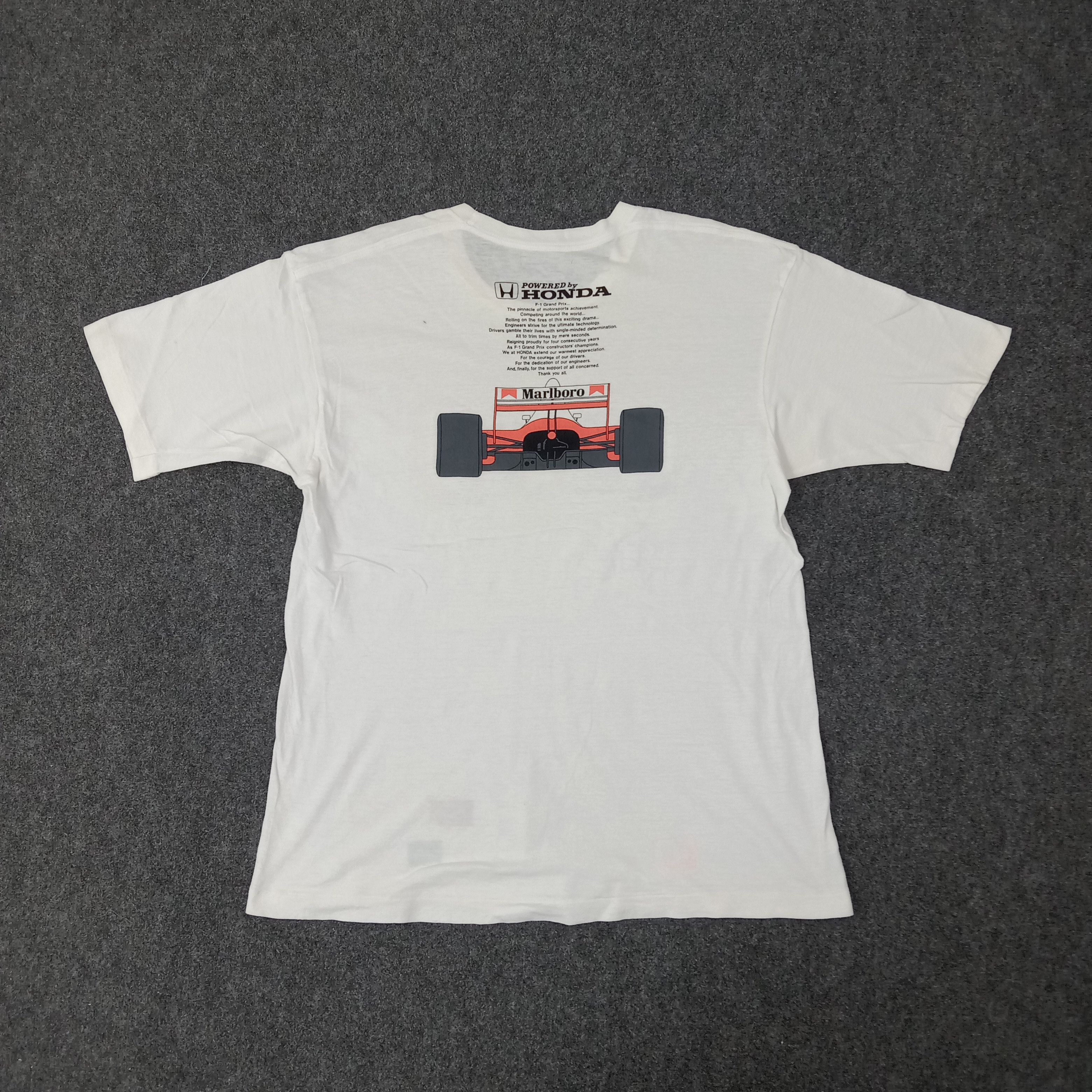 Honda HONDA F-1 Marlboro Japanese Racing 90's Tshirt C259N59 Size US L / EU 52-54 / 3 - 5 Thumbnail