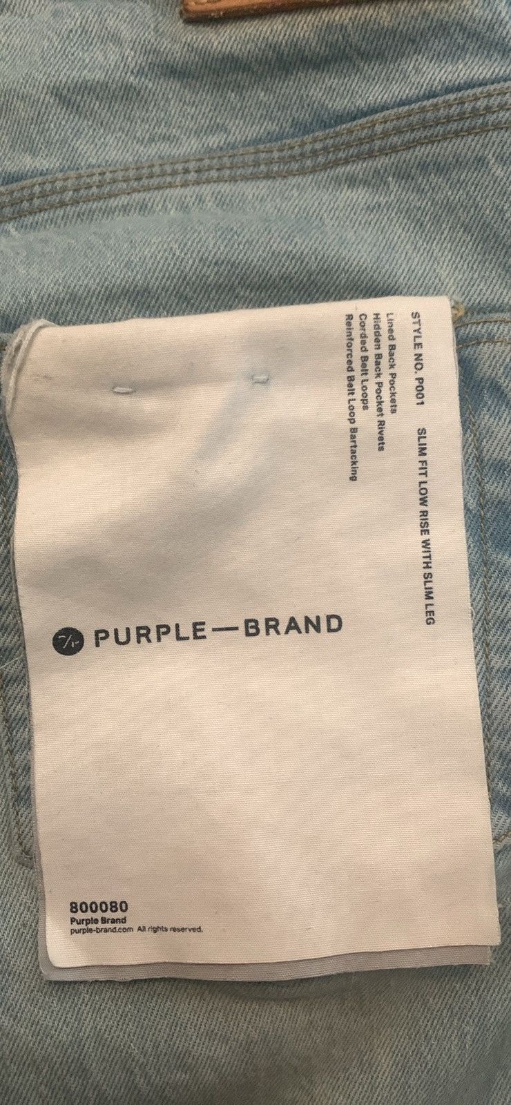 Purple Brand Purple jeans P001 31 Size US 31 - 4 Thumbnail