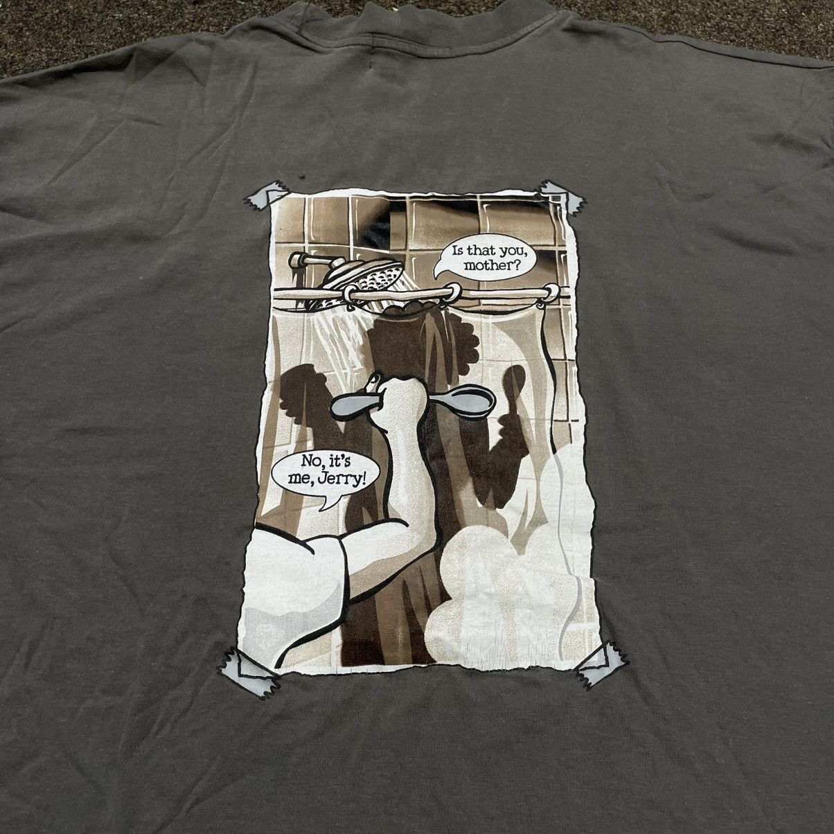 Gildan Vintage Y2K ADULT “ BEN&JERRY ICE CREAM SLOGAN“ FUNNY BuyTee Size US XL / EU 56 / 4 - 3 Thumbnail