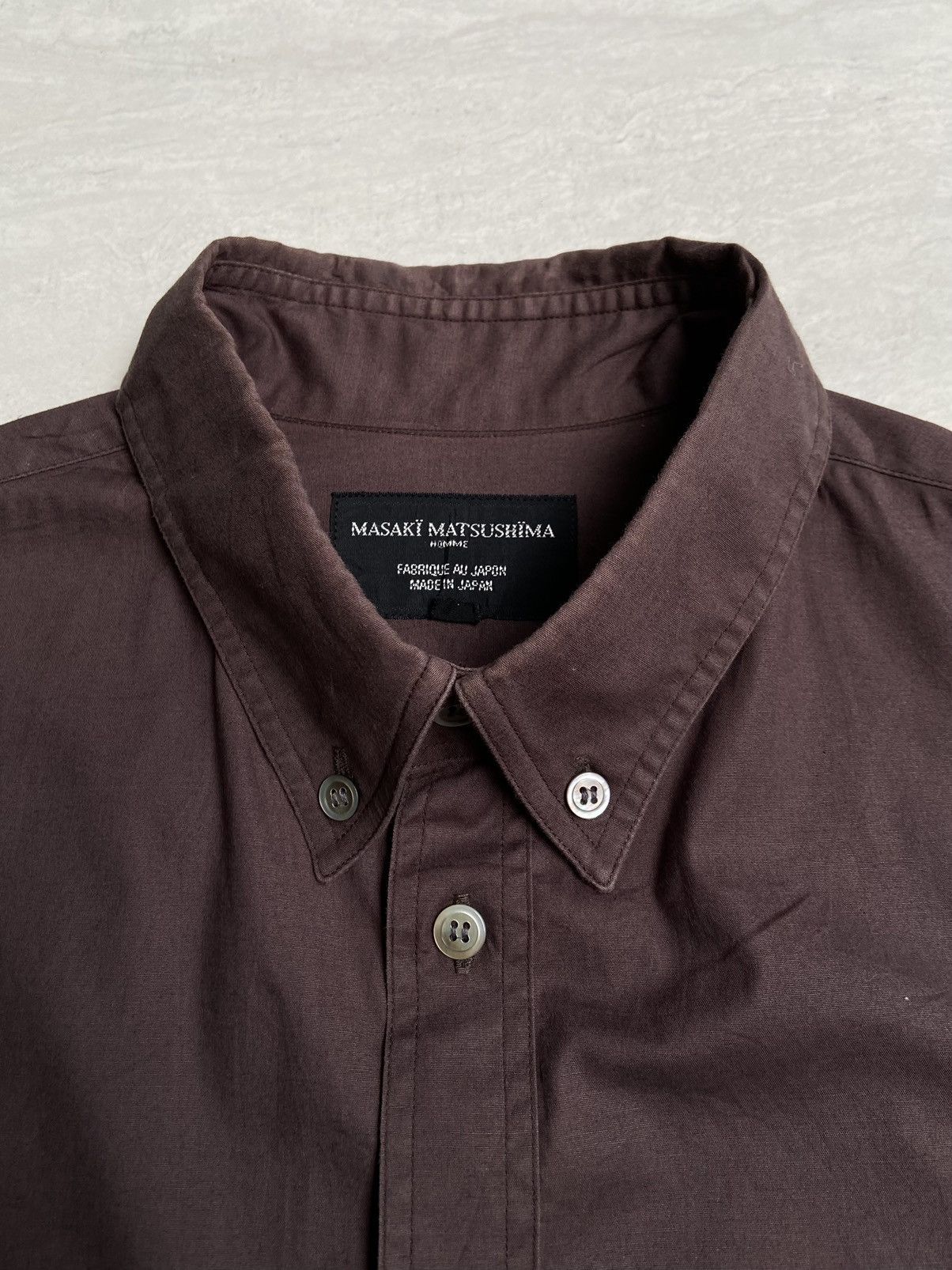 Masaki Matsushima MASAKI MATSUSHIMA Brown Shirt Size US M / EU 48-50 / 2 - 5 Thumbnail