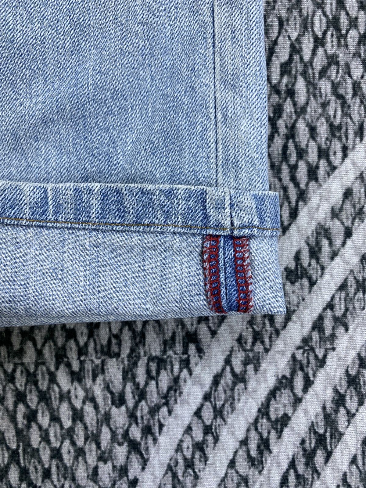 Japanese Brand Vintage Genoese Kapital Style Blue Washed Denim Jeans Size US 30 / EU 46 - 13 Thumbnail