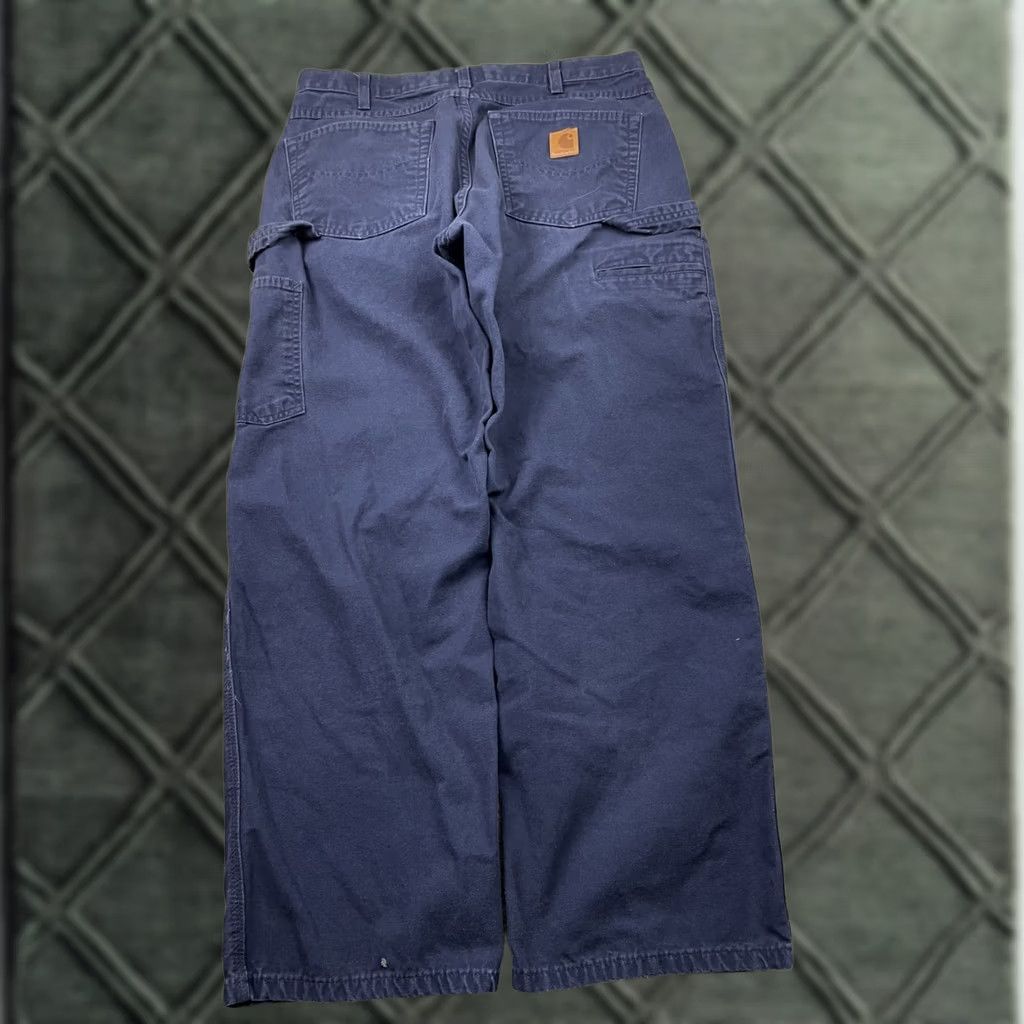 Carhartt Carhartt Pants Carpenter Dungaree Navy 33x30 Fits 32x28