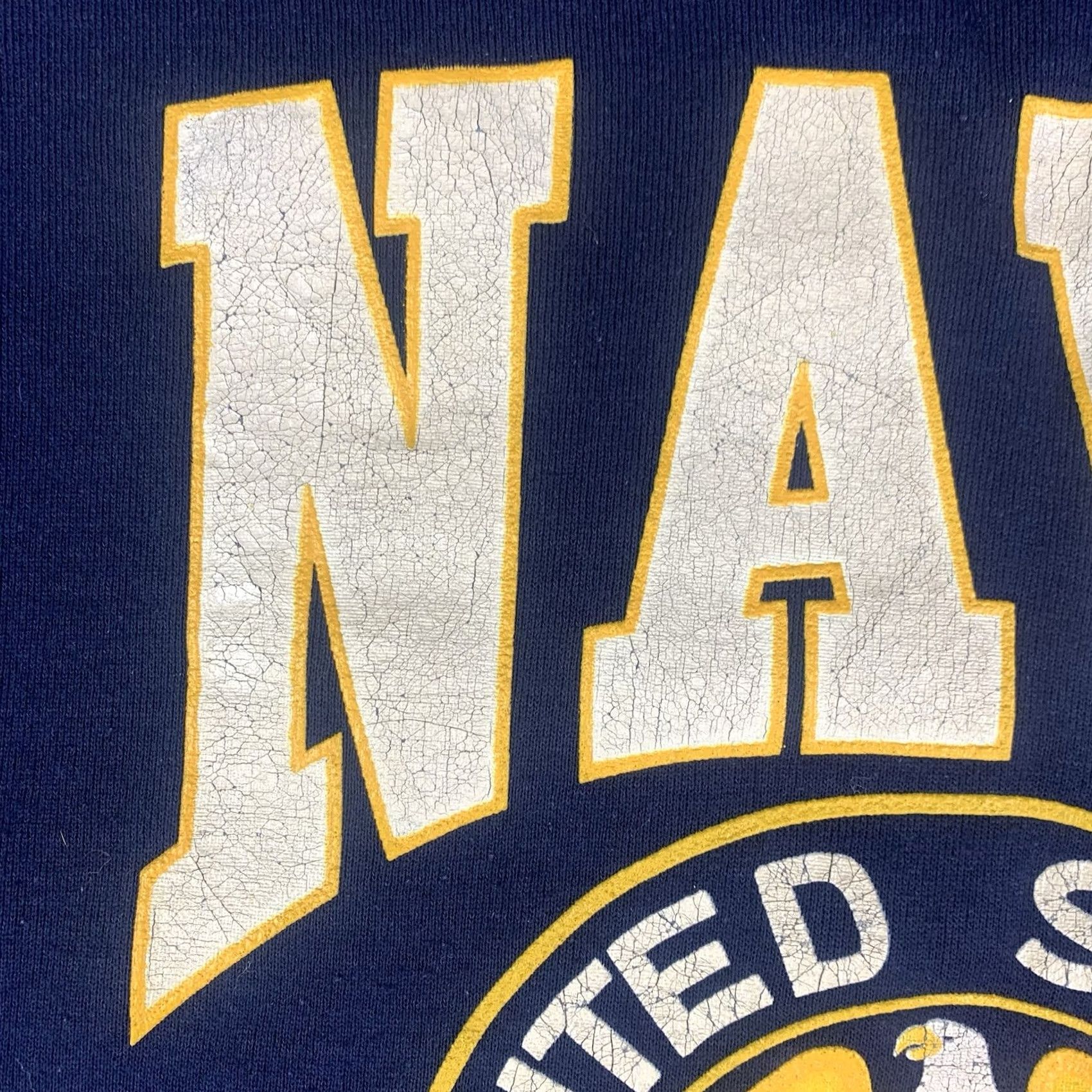 Vintage VINTAGE Bassett Walker Sweatshirt Mens XL Blue Navy Graphic Print USA 90s Pullover Crew Neck Regular Sweatshirt Size US XL / EU 56 / 4 - 2 Thumbnail