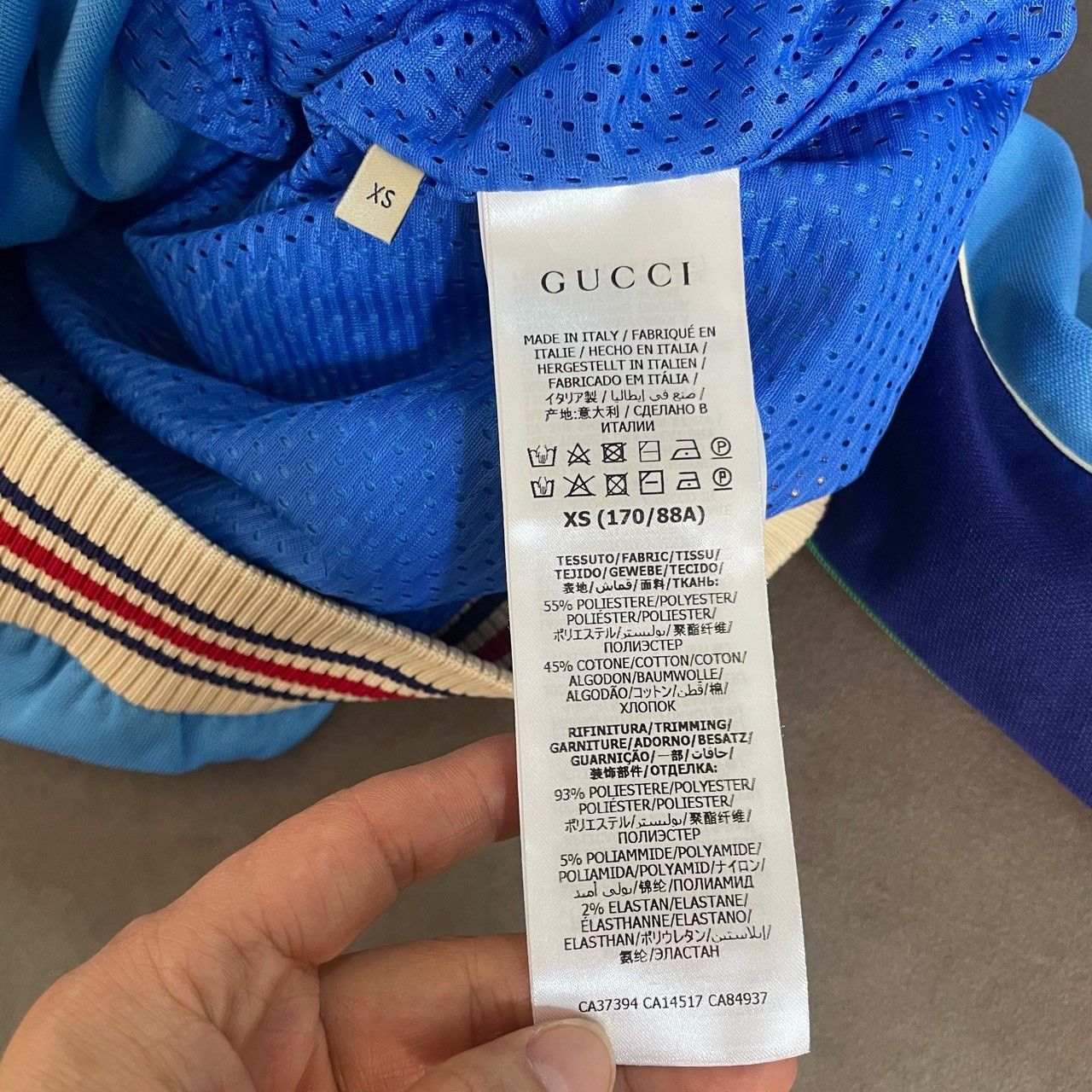 Gucci Gucci Blue new red and green embroidered jacket 2501-Nextar Size US XS / EU 42 / 0 - 4 Thumbnail