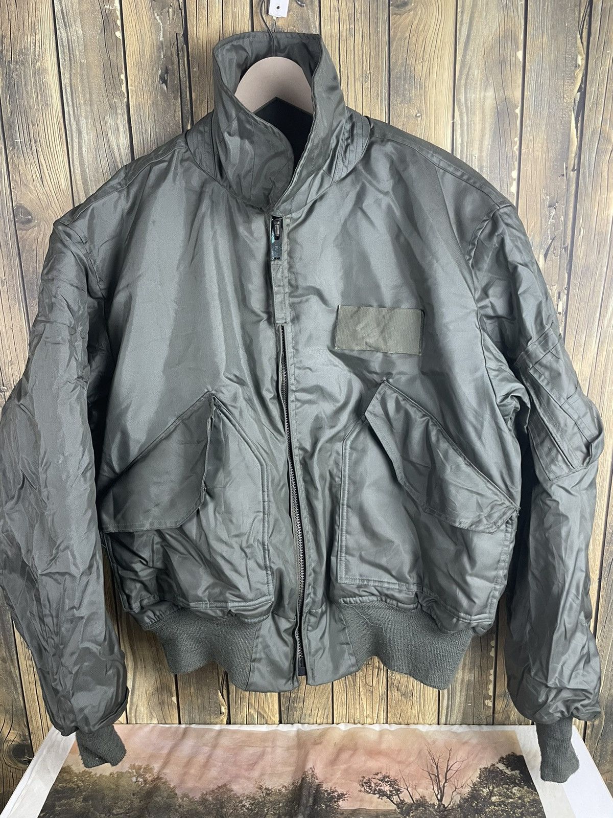 Vintage Vintage Flyer's Bomber Jacket Size US L / EU 52-54 / 3 - 9 Thumbnail