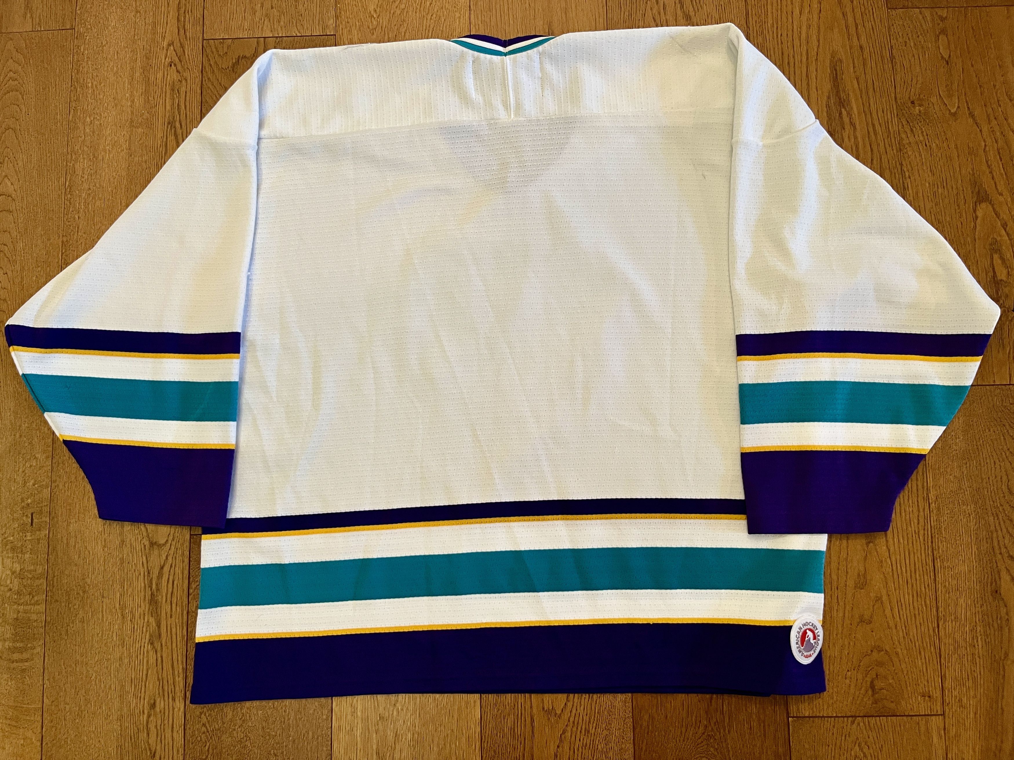 Other Vintage 90s Syracuse Crunch Hockey Jersey XL Bauer AHL Size US XL / EU 56 / 4 - 5 Thumbnail