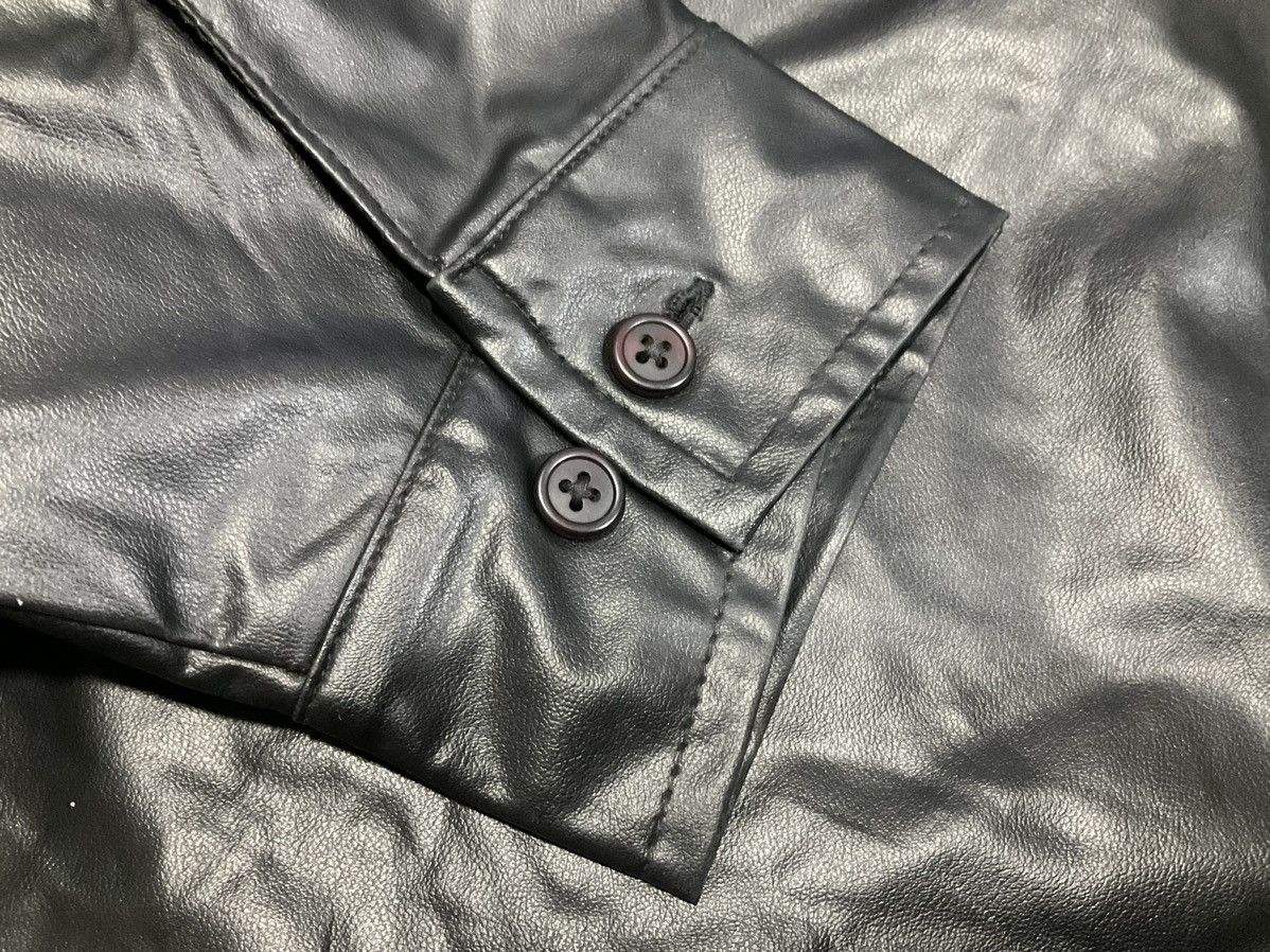 Hysteric Glamour × If Six Was Nine × Japanese Brand 🔥Sick Y2K Hill Crop Leather Shirt Size US L / EU 52-54 / 3 - 6 Thumbnail