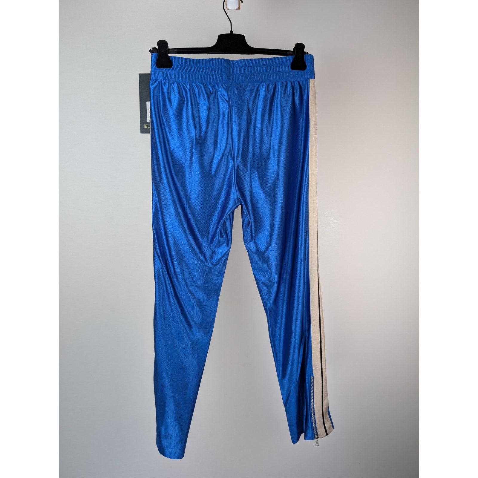 Moncler × Palm Angels o1rshd1 Q:2 / Shiny Track Pants in Blue Size US 34 / EU 50 - 10 Thumbnail