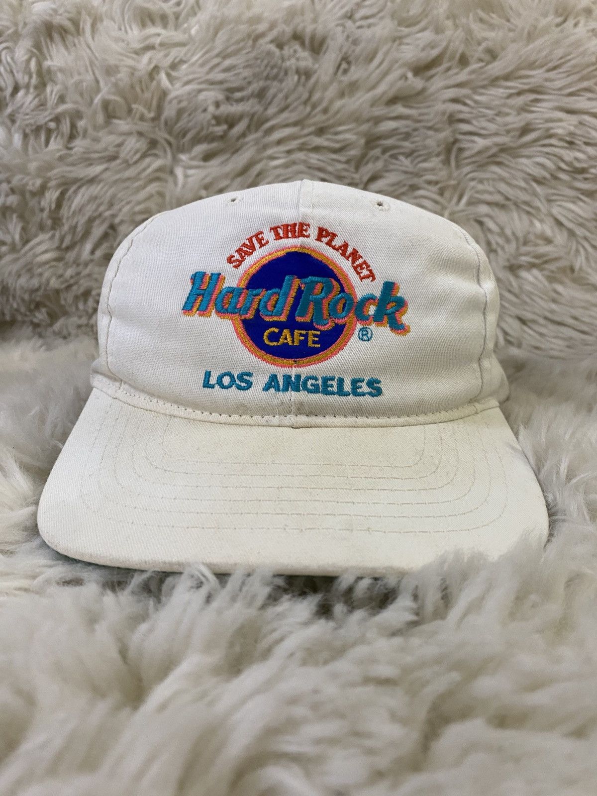 Hard Rock Cafe Vintage Hard Rock Cafe Save The Planet Los Angeles 90’s Hat Size ONE SIZE - 2 Thumbnail