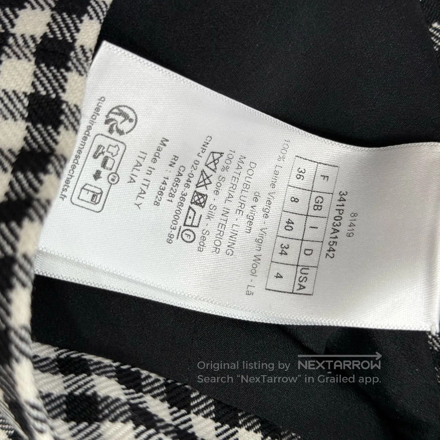 Dior Dior Plaid Mid-Rise Slim Short Pants| Size 35" - 5 Thumbnail