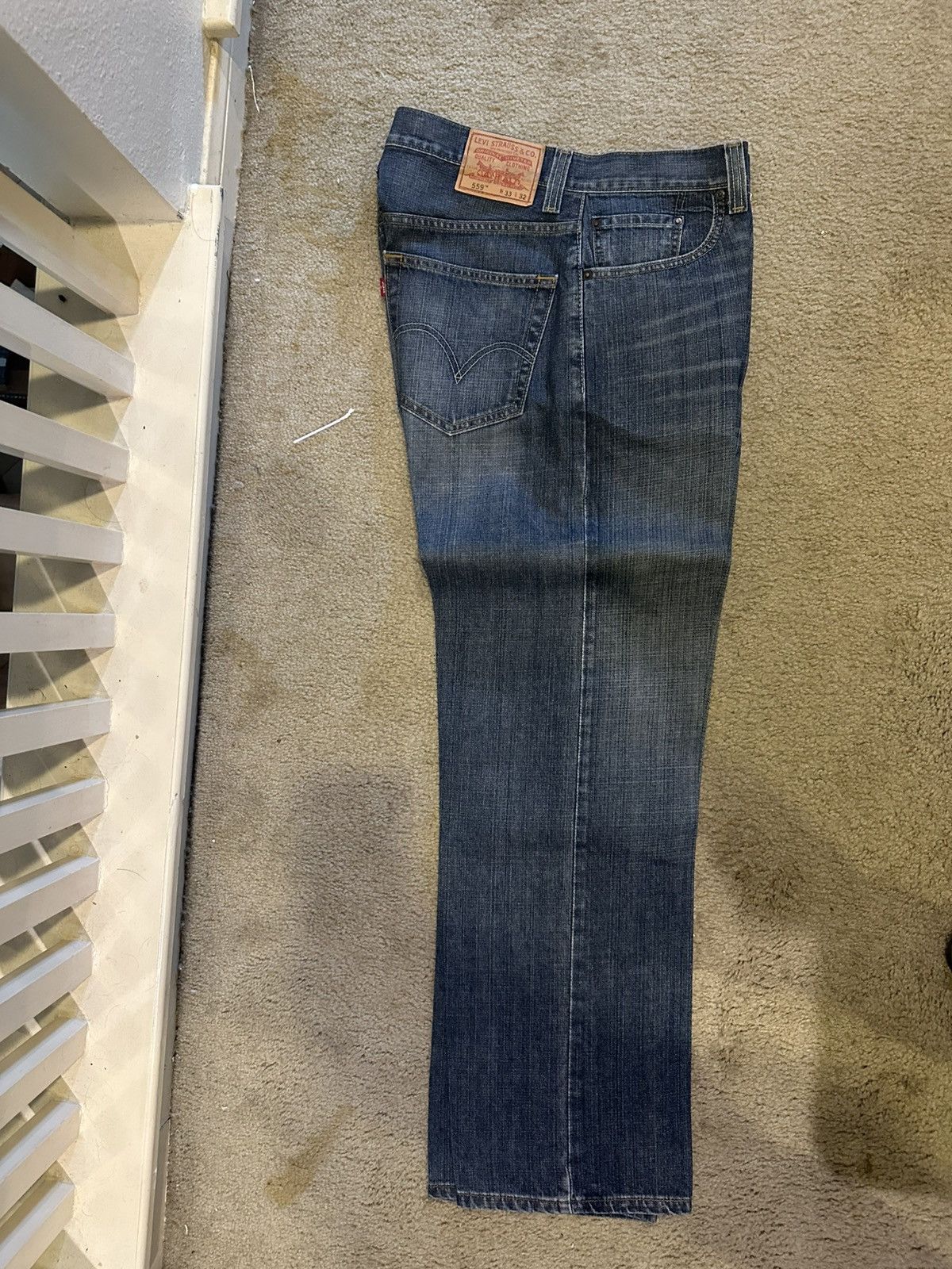 Levi's Vintage Clothing Levi relaxed straight jeans Size US 33 - 2 Thumbnail