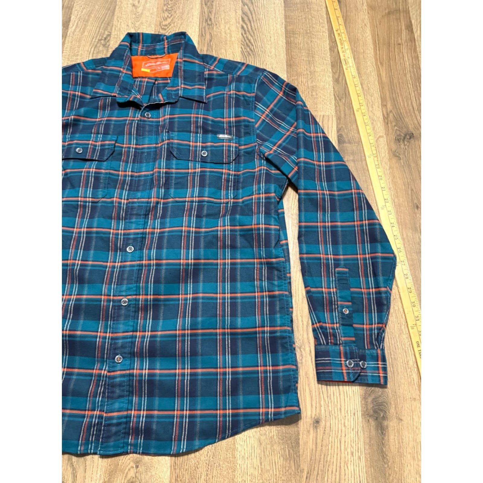 Eddie Bauer Eddie Bauer Shirt Men's XL Blue Plaid Button-Up Classic Fit Shirt Size US XL / EU 56 / 4 - 4 Thumbnail