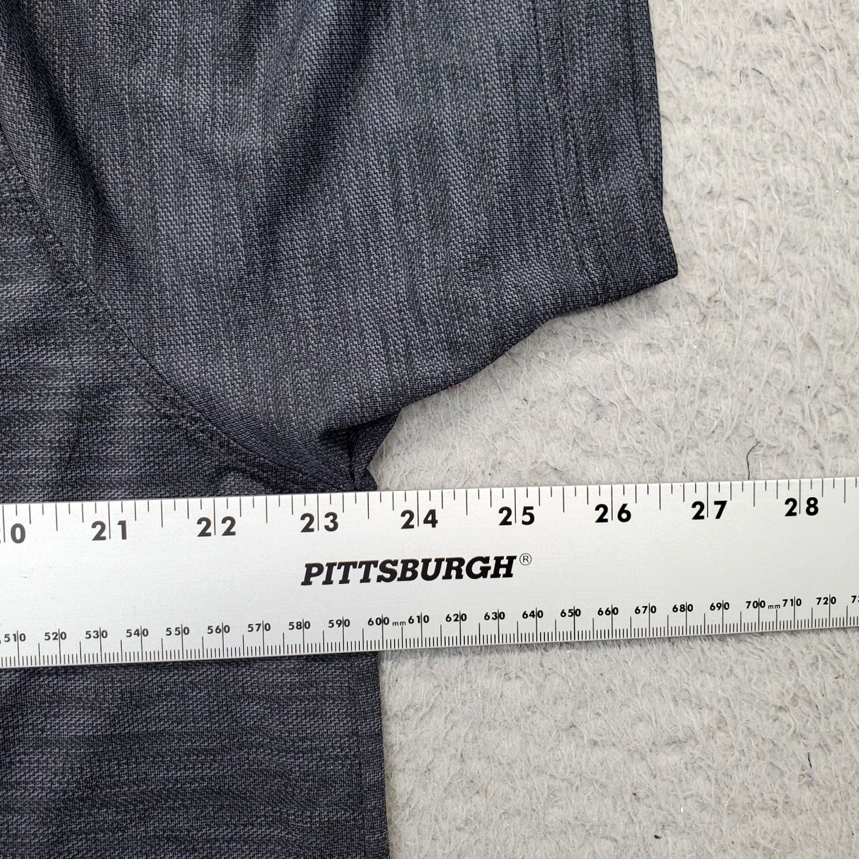 Hudson North Hudson Polo Shirt Mens XL Gray Space Dye Short Sleeve Slit Button Collar Polo Shirt Size US XL / EU 56 / 4 - 4 Thumbnail