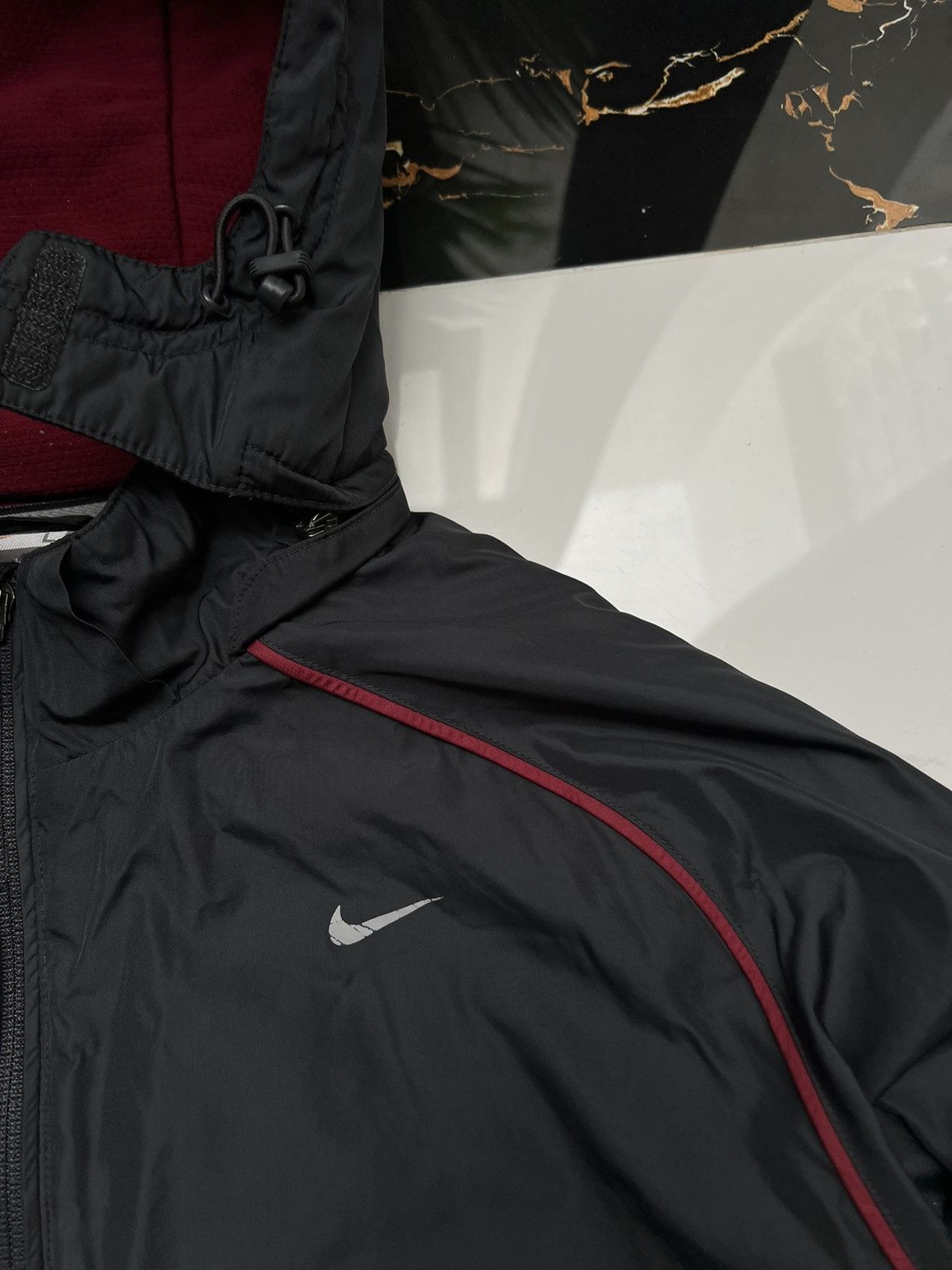 Nike × Vintage 90’s NIKE FIT SWOOSH LOGO RARE PUFFER JACKET WARM Y2K Size US L / EU 52-54 / 3 - 4 Thumbnail