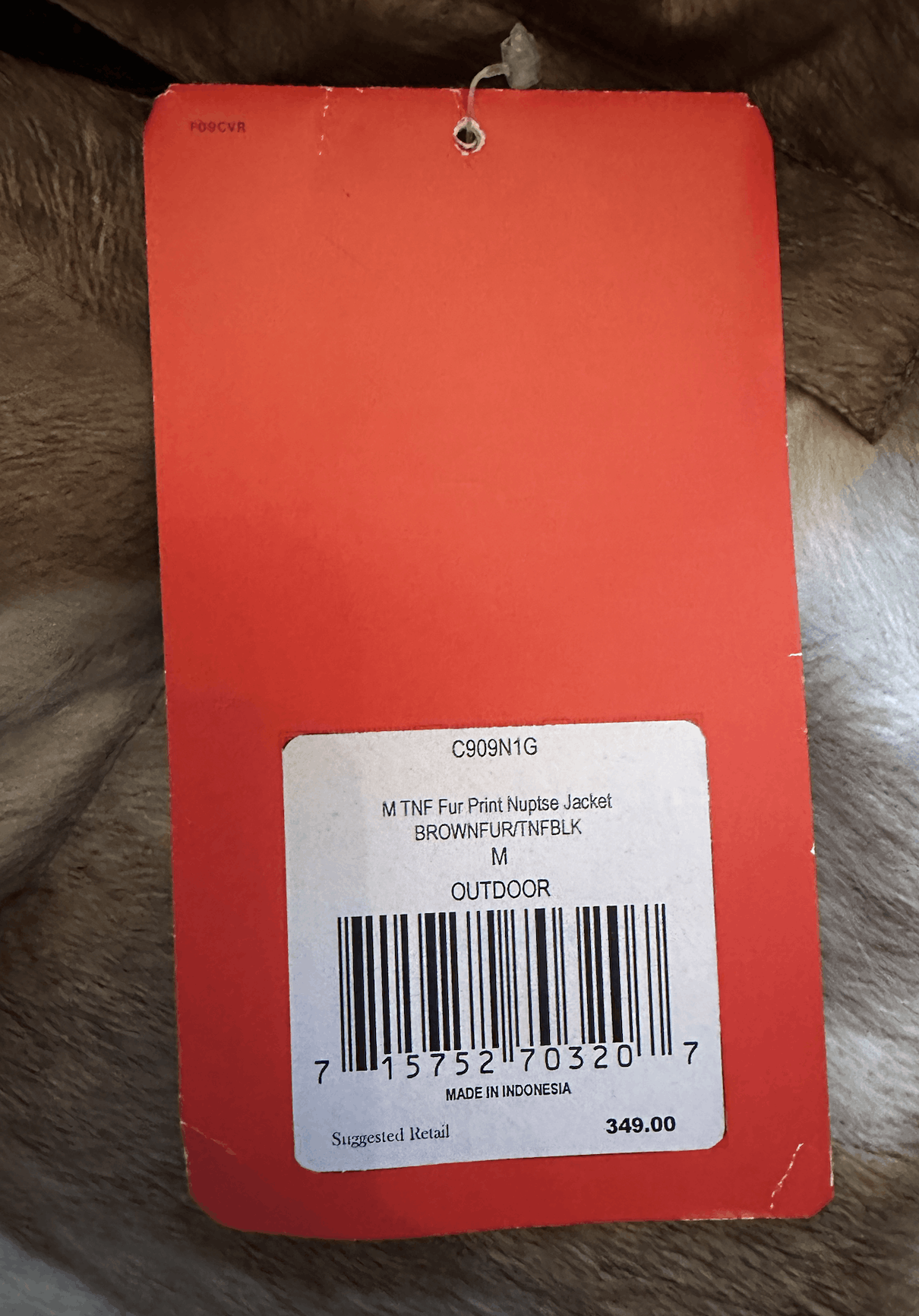 Supreme × The North Face Supreme®/The North Face® Nuptse Jacket in Fur Print- New Size US M / EU 48-50 / 2 - 7 Thumbnail