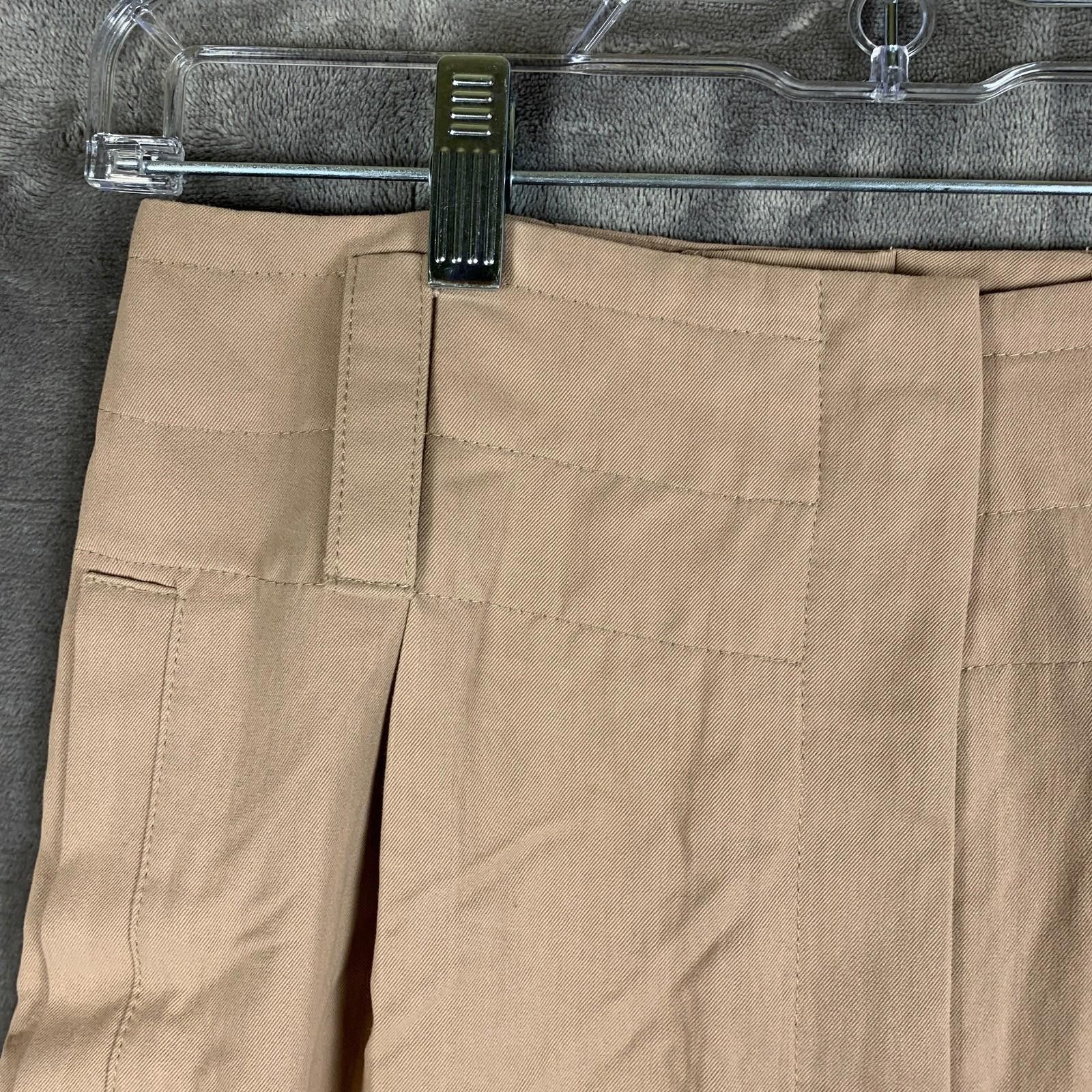 The Unbranded Brand Vintage 80s WOMENS Tan Wide/High Waisted Pants (249) Size 28" / US 6 / IT 42 - 4 Thumbnail