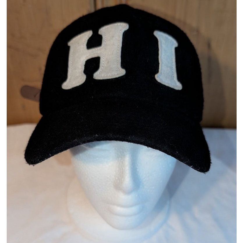 New Era Bascom Projects Wool Baseball Cap Hat Leather Strap HI logo Size ONE SIZE - 1 Thumbnail