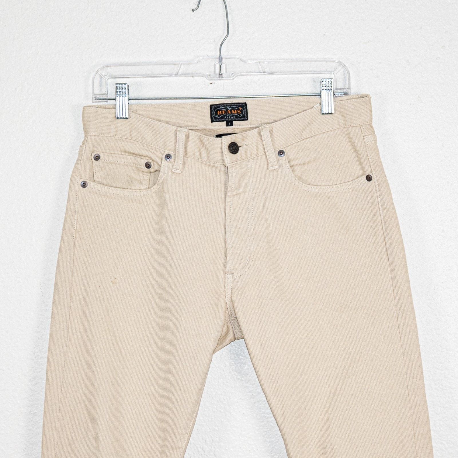 Beams Plus Beams Plus Japan Men's Small Corduroy Pants 5-Pocket Beige Size US 30 / EU 46 - 4 Thumbnail