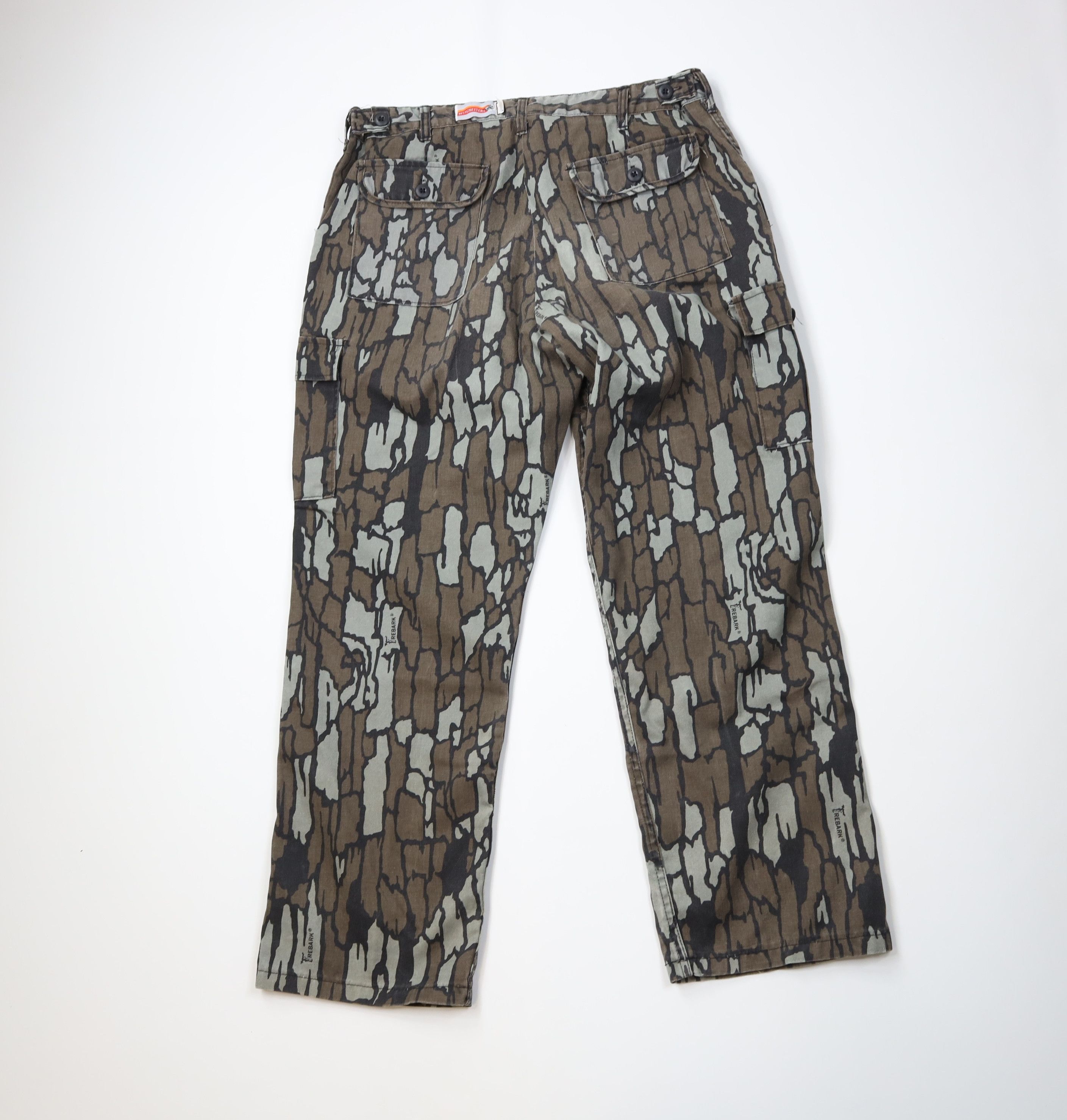 Winchester Vintage 90s Winchester Camouflage Wide Leg Cargo Pants USA Size US 38 / EU 54 - 9 Thumbnail