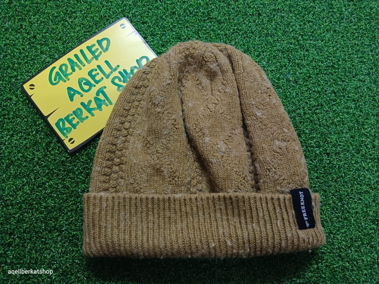 Japanese Brand FREE KNOT Japan Beanie Size ONE SIZE - 1 Thumbnail