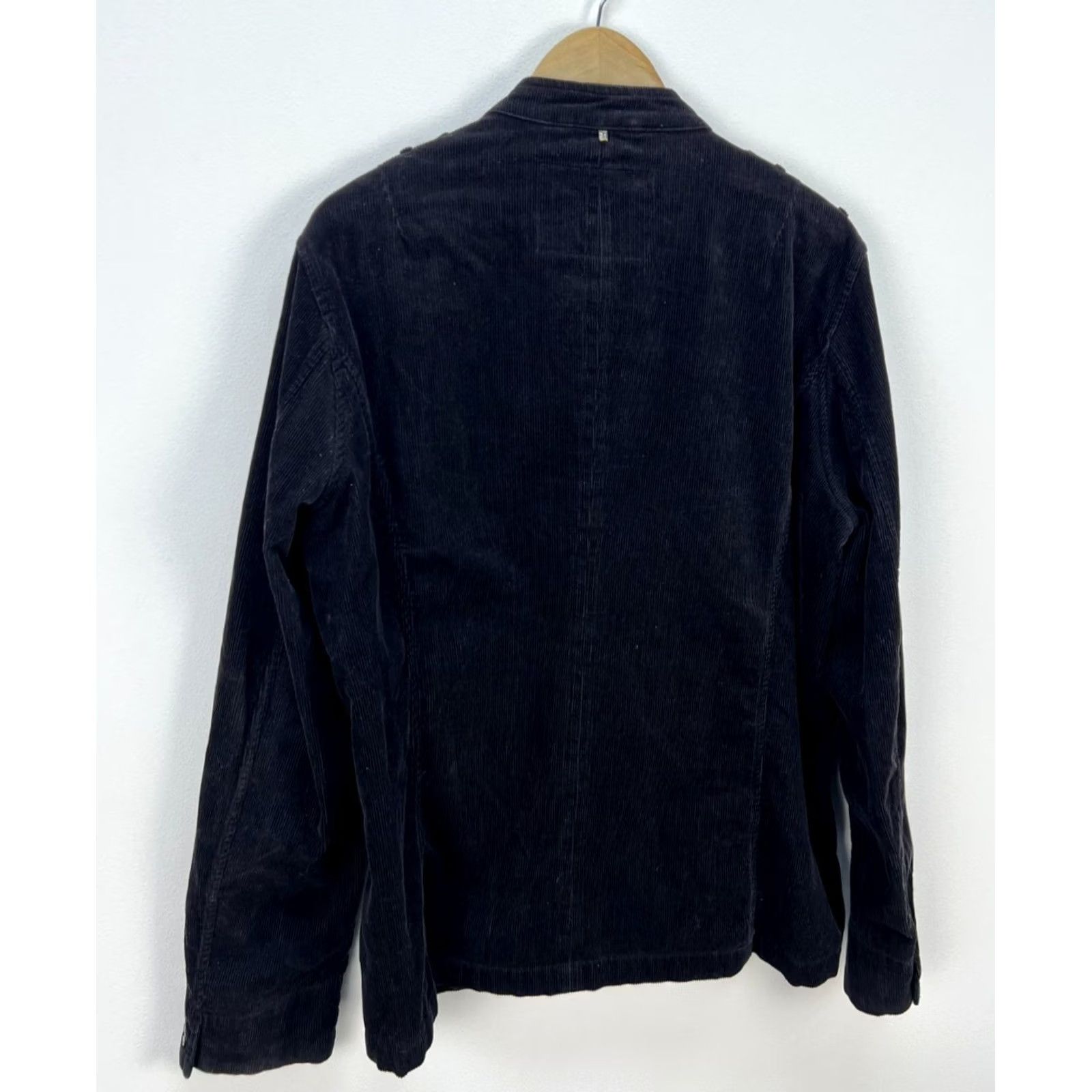 Pretty Green Pretty Green Jacket Overshirt Corduroy Black Button Front Size L Mens Size US L / EU 52-54 / 3 - 3 Thumbnail