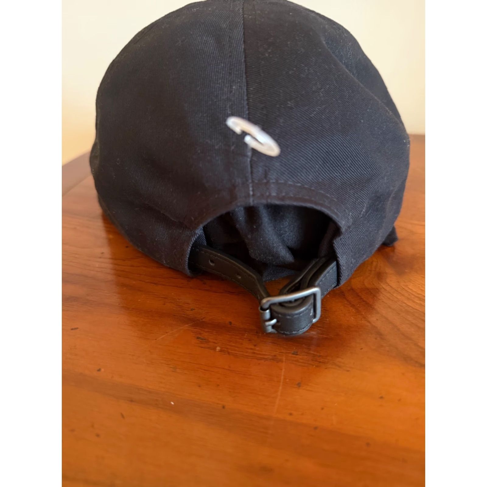 Logo 7 Marilyn Manson Hat Y2K Strapback Baseball Cap Mens Adjustable Solid Black 90s 00s Merch VTG Concert Promo Logo Band New Size ONE SIZE - 3 Thumbnail