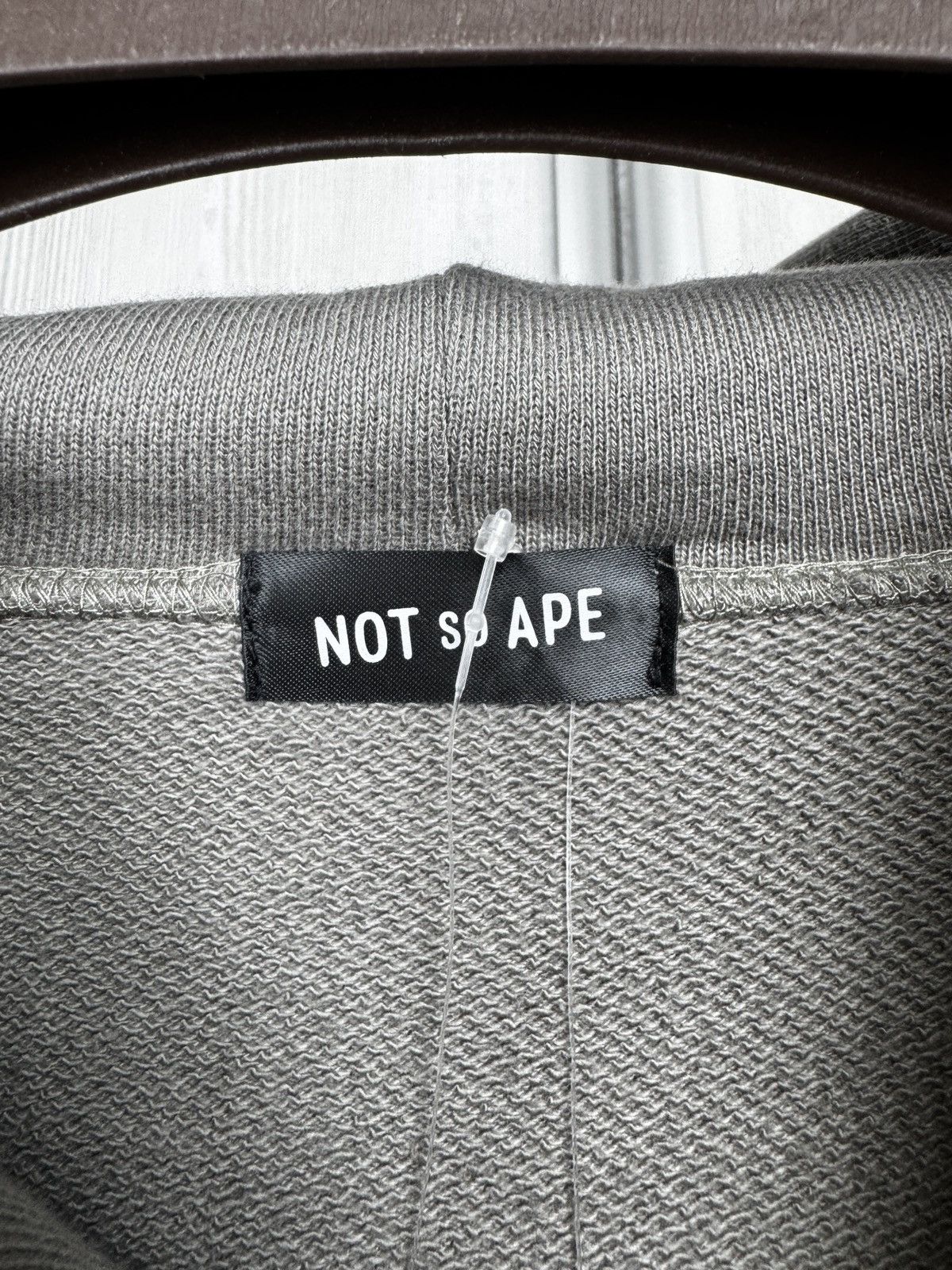 Japanese Brand Not so Ape made in Japan big abstract logo graphic hoodie L Size US L / EU 52-54 / 3 - 9 Thumbnail