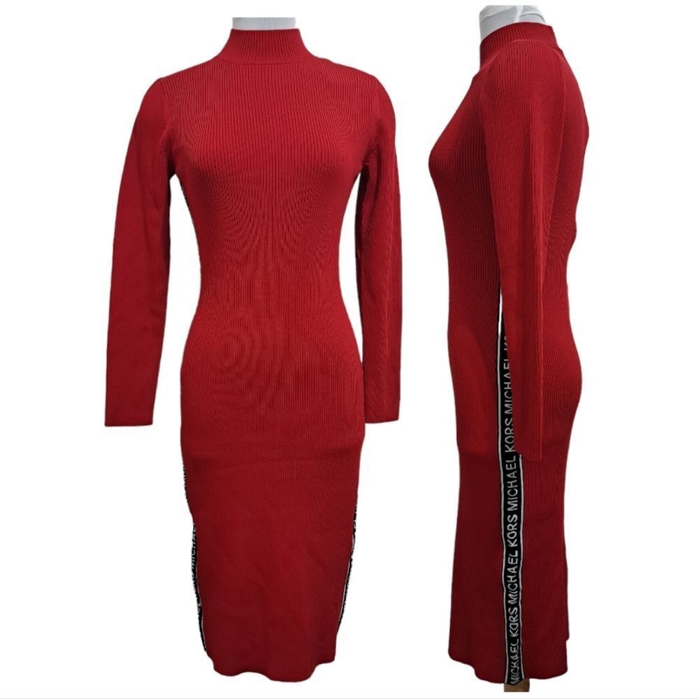 logo tape ribbed knit dress Buy Off-White Logo-tape Ribbed Dress - Black At 43% Off