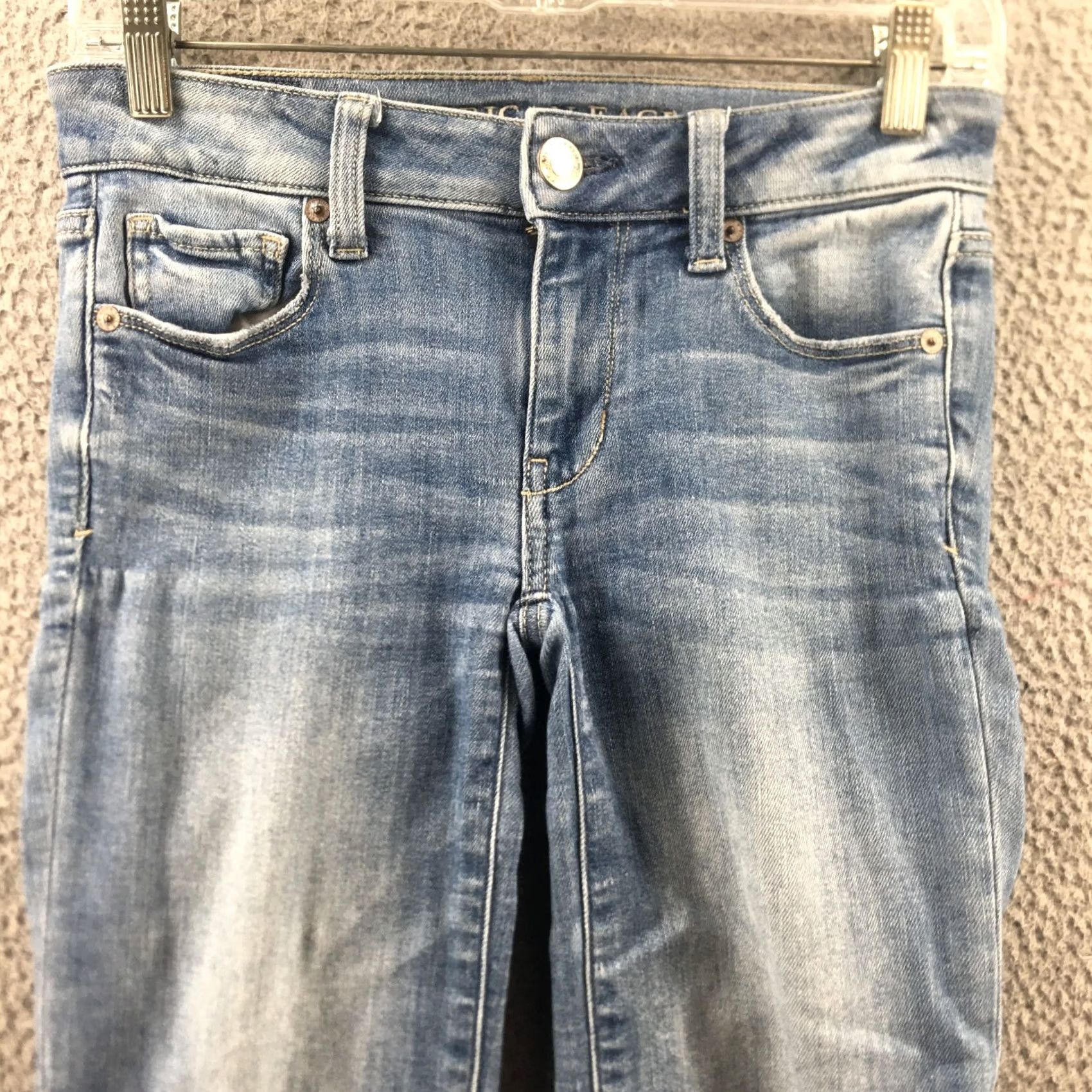 American Eagle Outfitters American Eagle Outfitters Jeans Womens L Blue Five Pocket Denim Zip Fly Casual Size 36" / US 14 / IT 50 - 2 Thumbnail