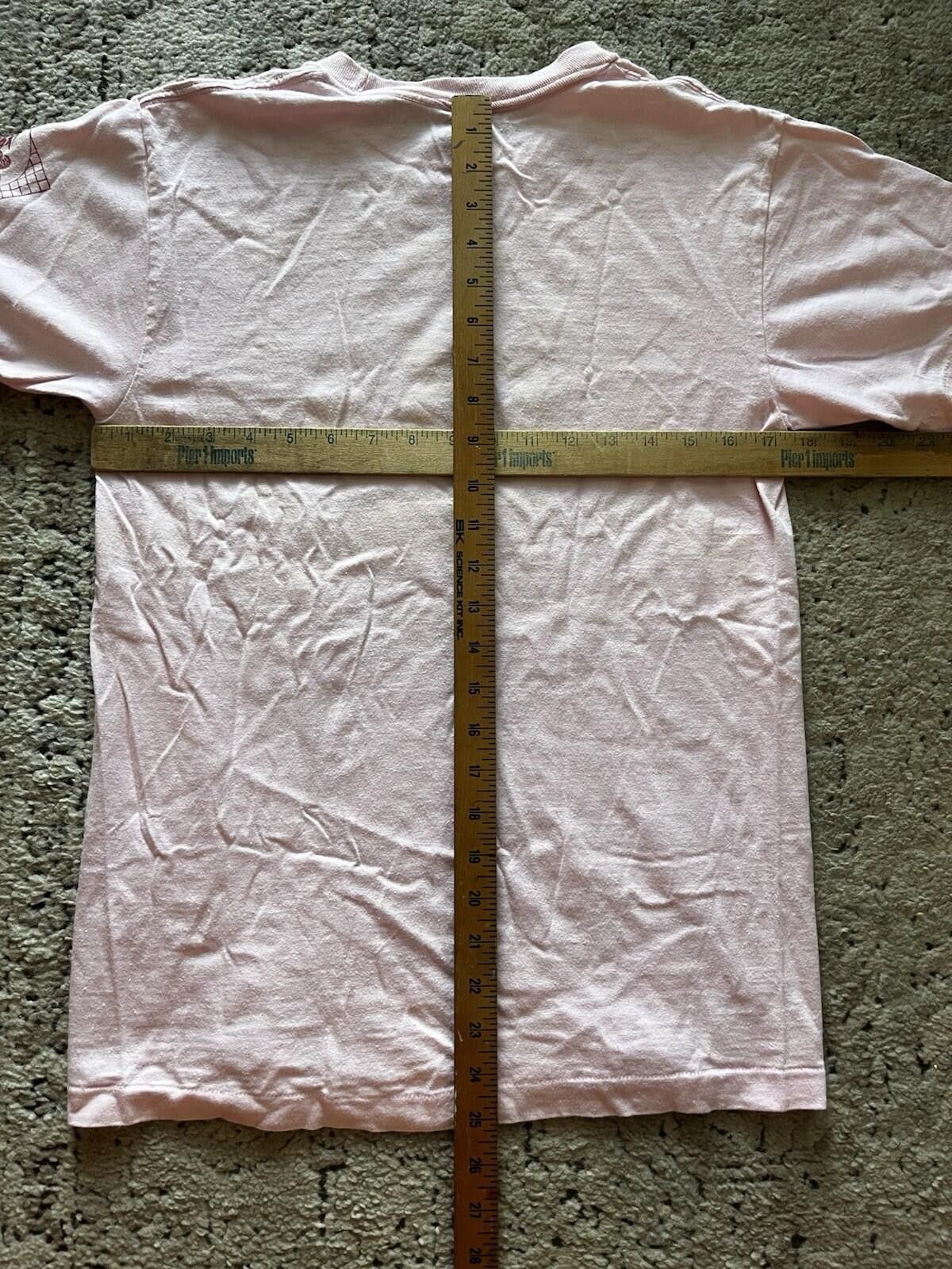 Anvil VTG Florida T-Shirt Pink Single Stitch Anvil Sun Palm Tree M Size US M / EU 48-50 / 2 - 6 Thumbnail