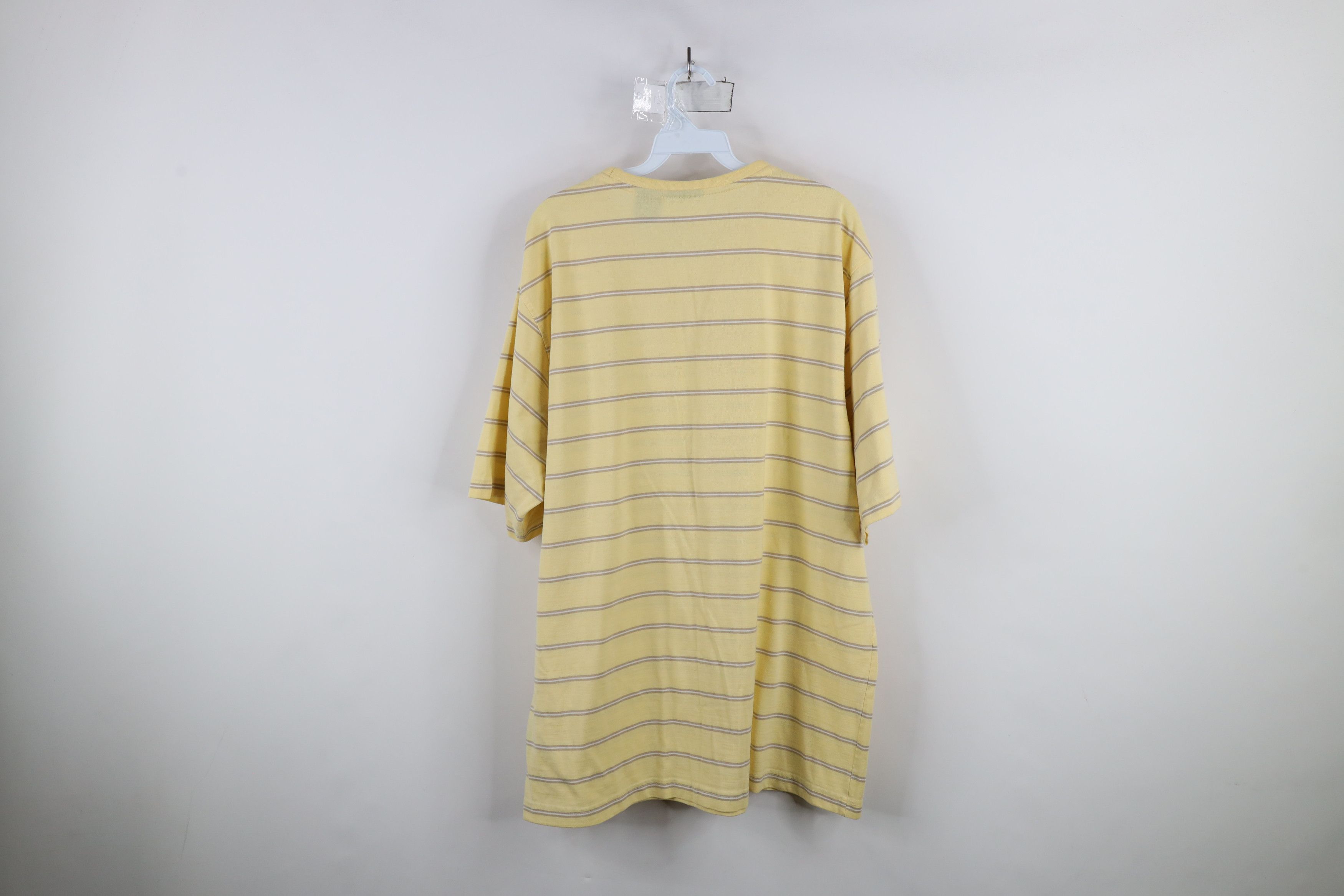 Vintage Vintage 90s Streetwear Striped Short Sleeve Pocket T-Shirt Size US XL / EU 56 / 4 - 9 Thumbnail