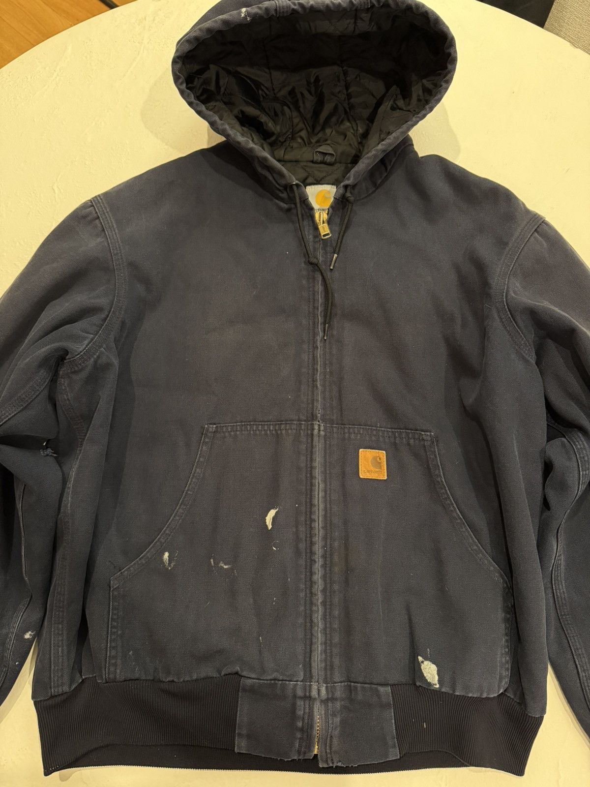 Carhartt Vintage Navy Blue Carhartt J280 MDT Size US L / EU 52-54 / 3 - 2 Thumbnail