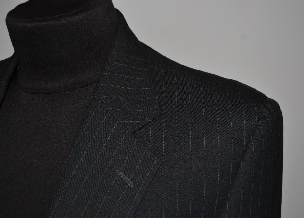 Aquascutum Aquascutum Blazer Two buttons Striped gray Men Size 44 / L Size 44R - 4 Thumbnail