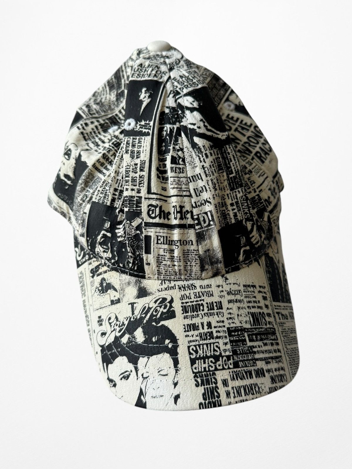 Hysteric Glamour Vintage Flexfit newspaper magazine archive cap y2k Size ONE SIZE - 2 Thumbnail