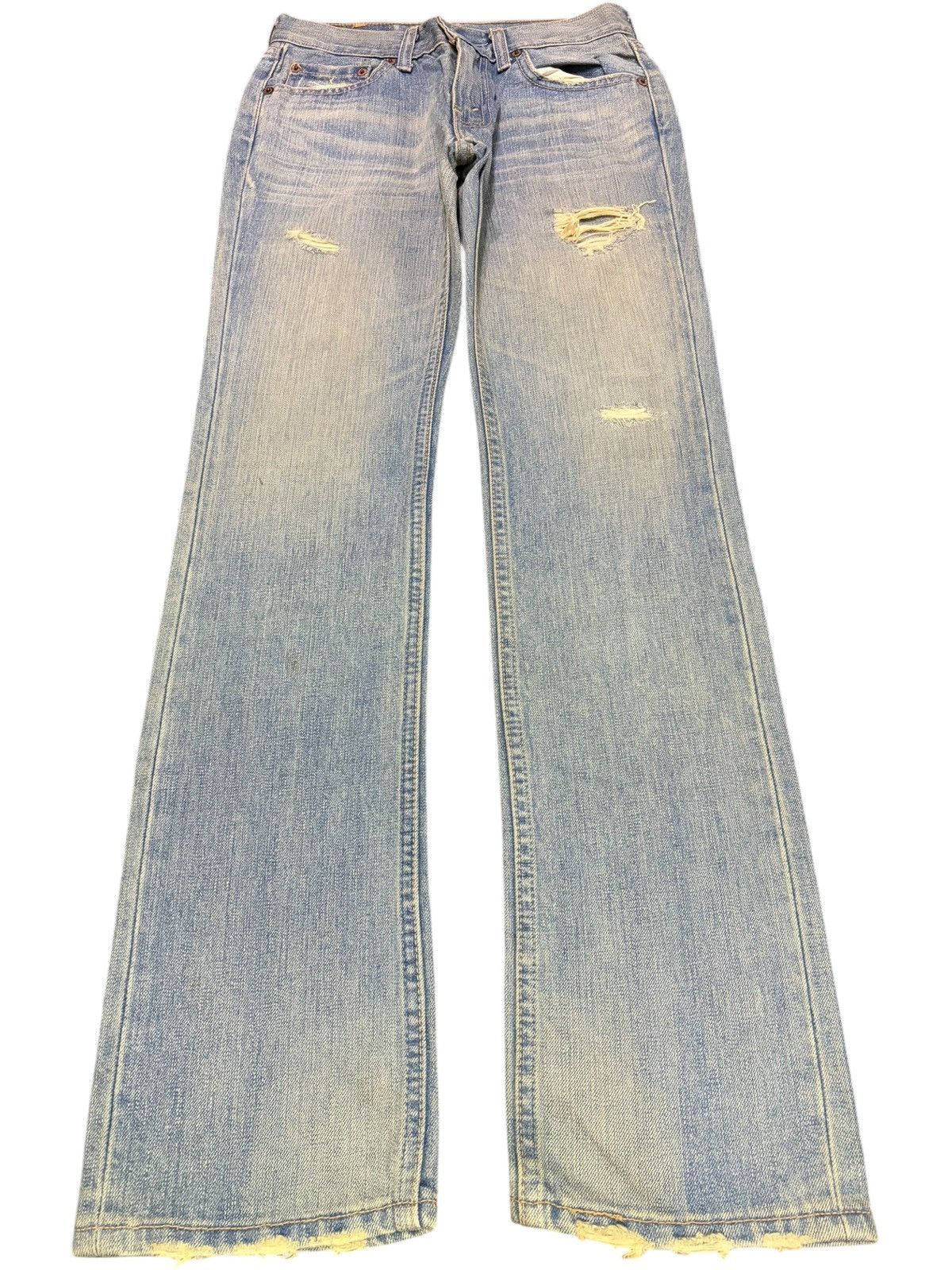 Levi's Vintage 90s Levis 502 Rusty Wash Distressed Jeans Size 26" / US 2 / IT 38 - 1 Thumbnail