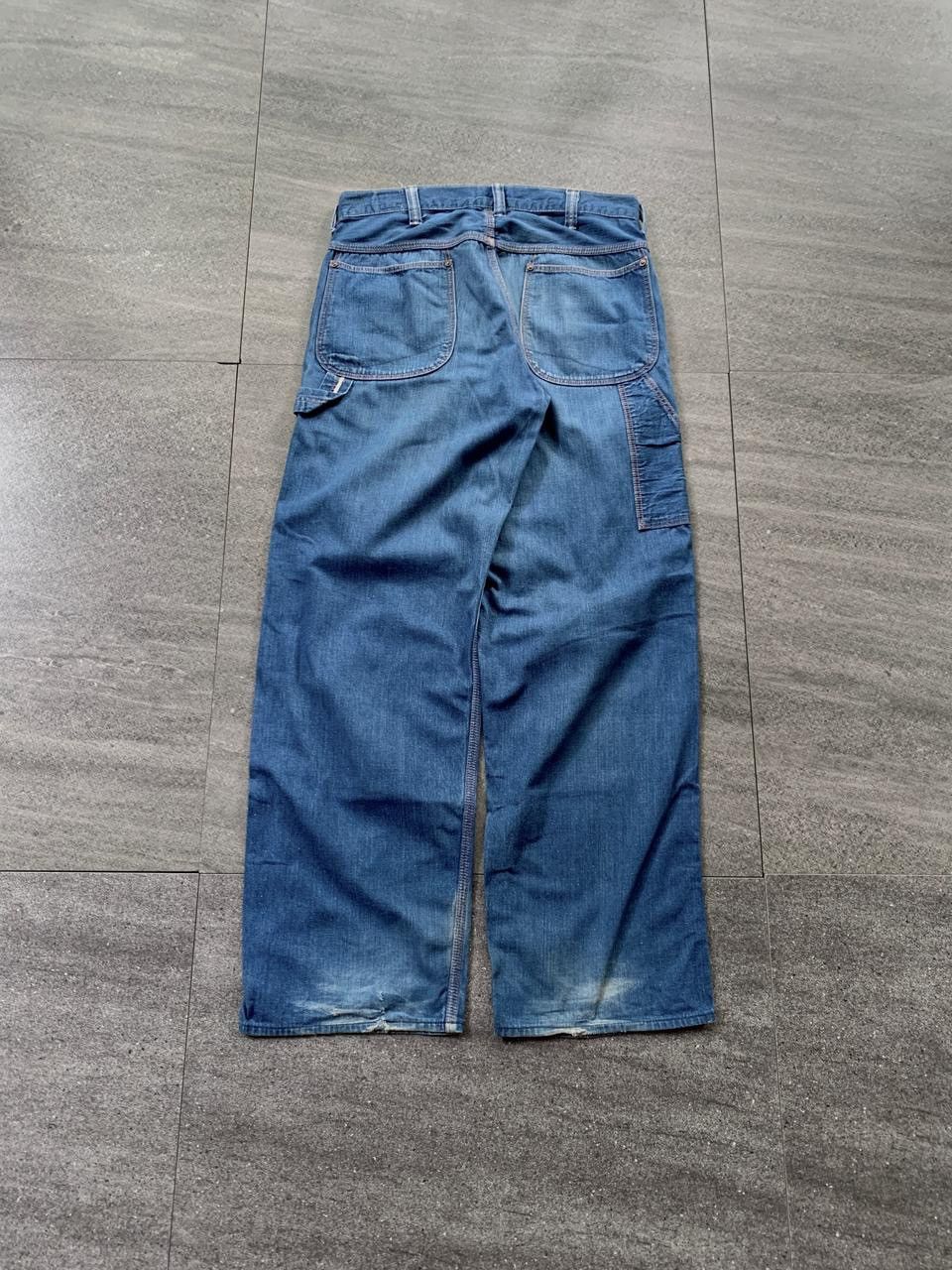 Orslow FREE TAX! Wideleg Carpenter Denim Jeans Size US 30 / EU 46 - 6 Thumbnail