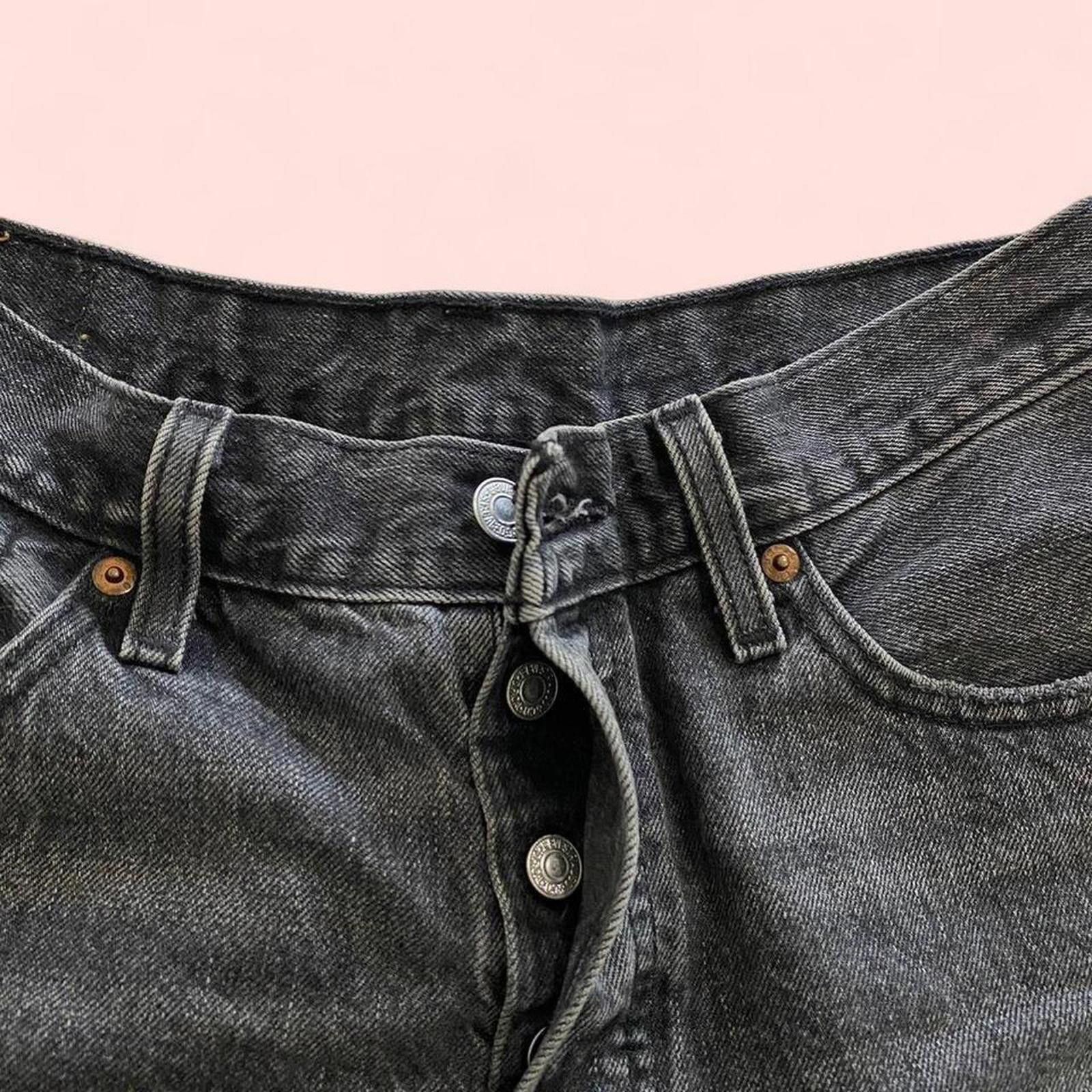 Levi's Black denim Levi's 501 summer shorts Size 27" / US 4 / IT 40 - 4 Thumbnail