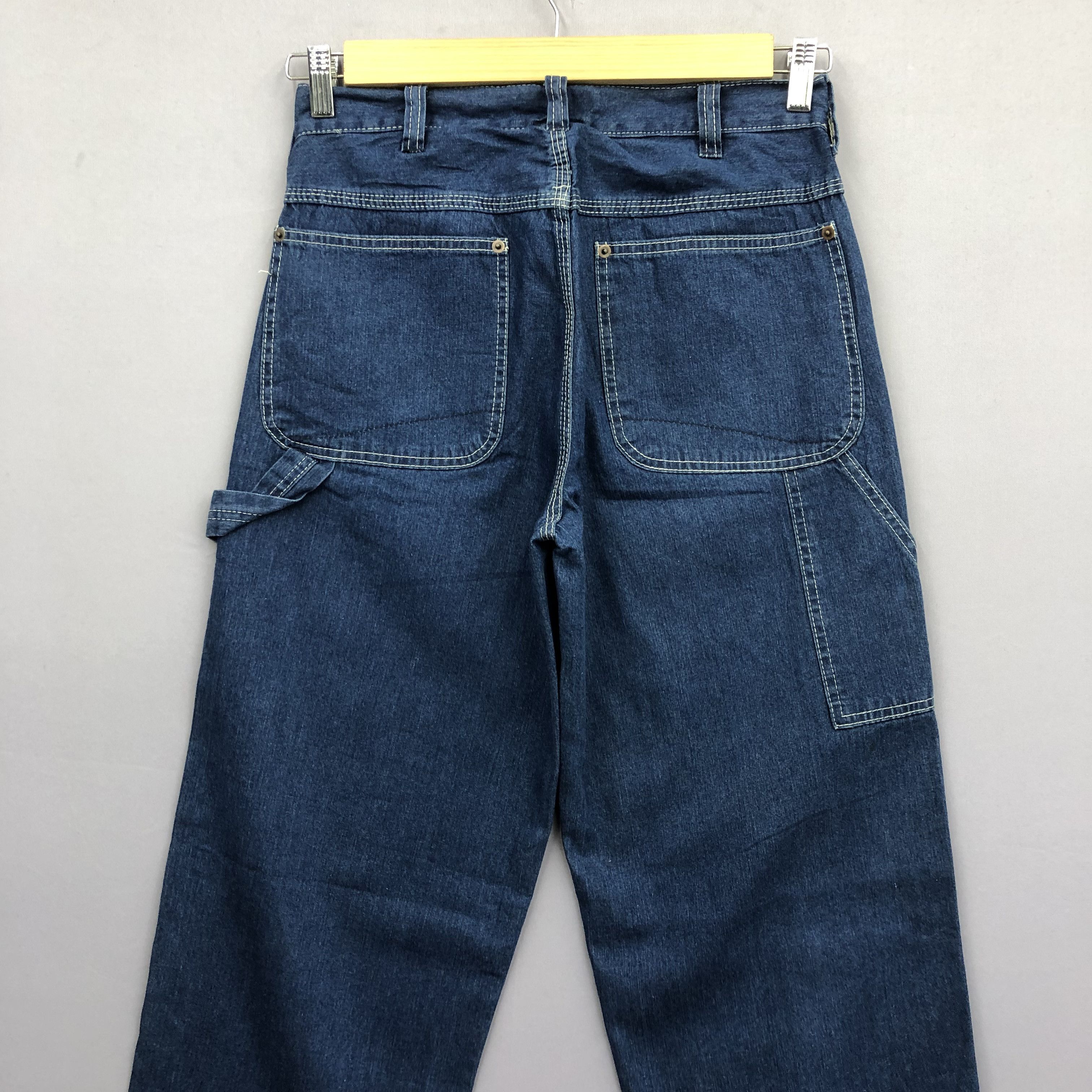 HyperDenim 90s Japanese Carpenter Baggy Jeans Skater Multipocket Denim Size US 30 / EU 46 - 4 Thumbnail