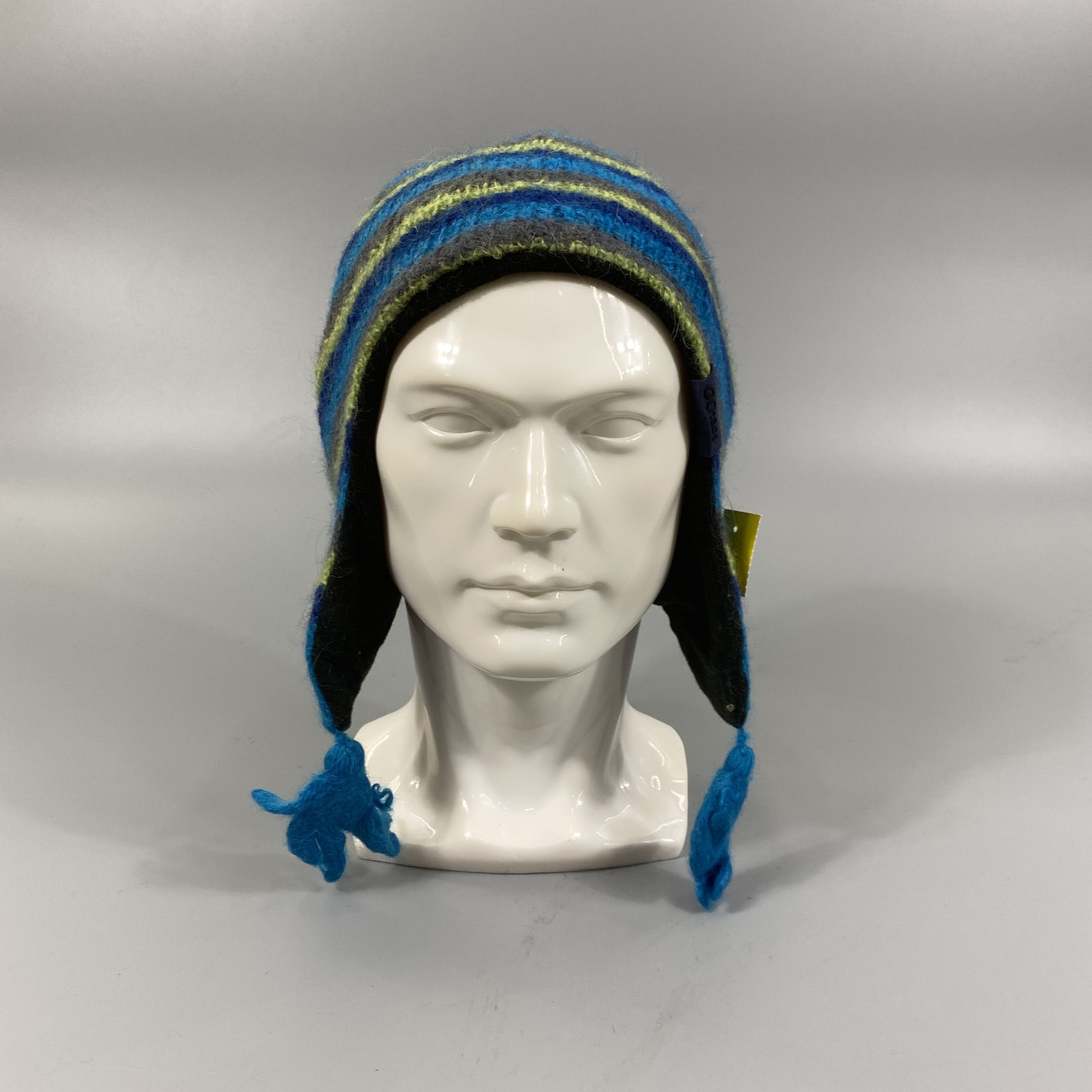 Japanese Brand Chaos Ear Flap Multi Color Beanie -BN707 Size ONE SIZE - 2 Thumbnail