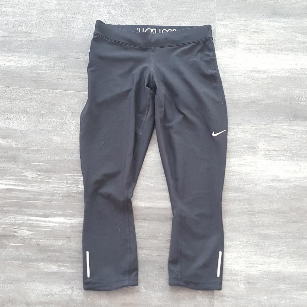 Nike Black Nike Dri Fit Athletic Capri Size 28" / US 6 / IT 42 - 1 Thumbnail
